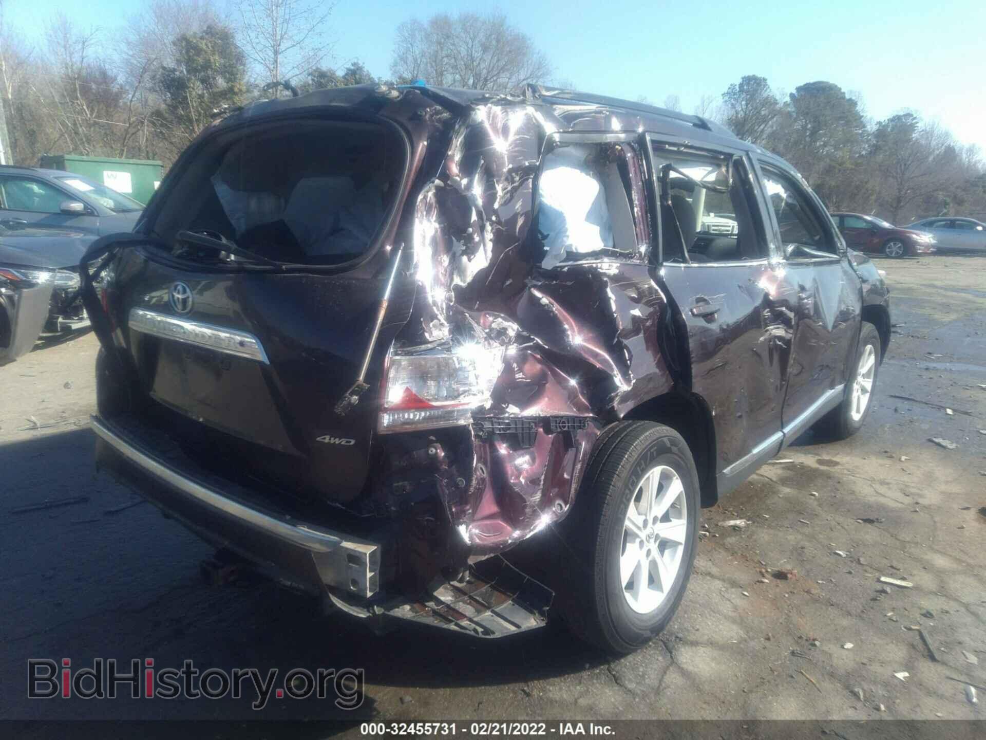 2013 TOYOTA HIGHLANDER - VIN: 5TDBK3EH8DS182097 - Photo 4