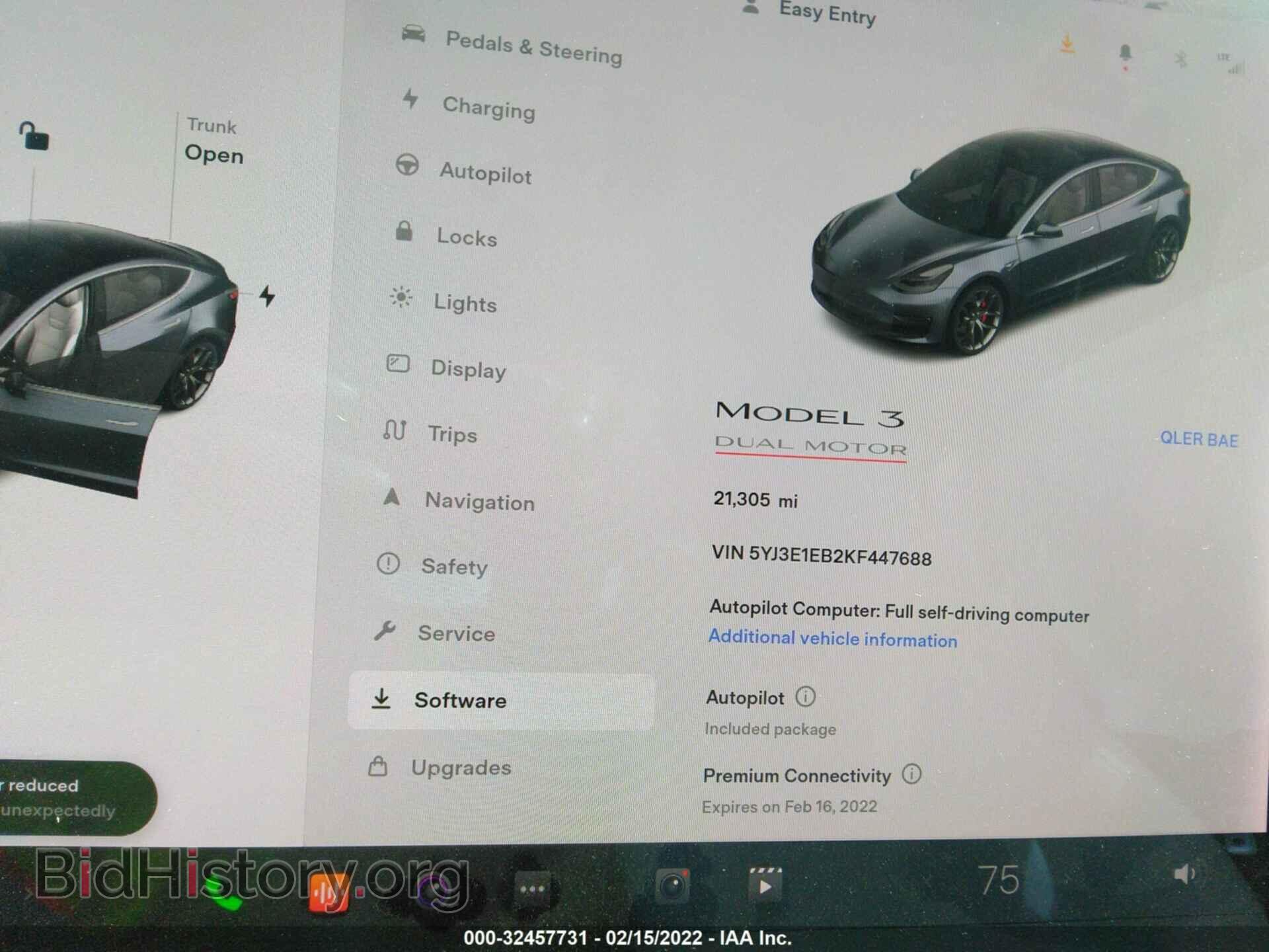 2019 TESLA MODEL 3 - VIN: 5YJ3E1EB2KF447688 - Photo 7
