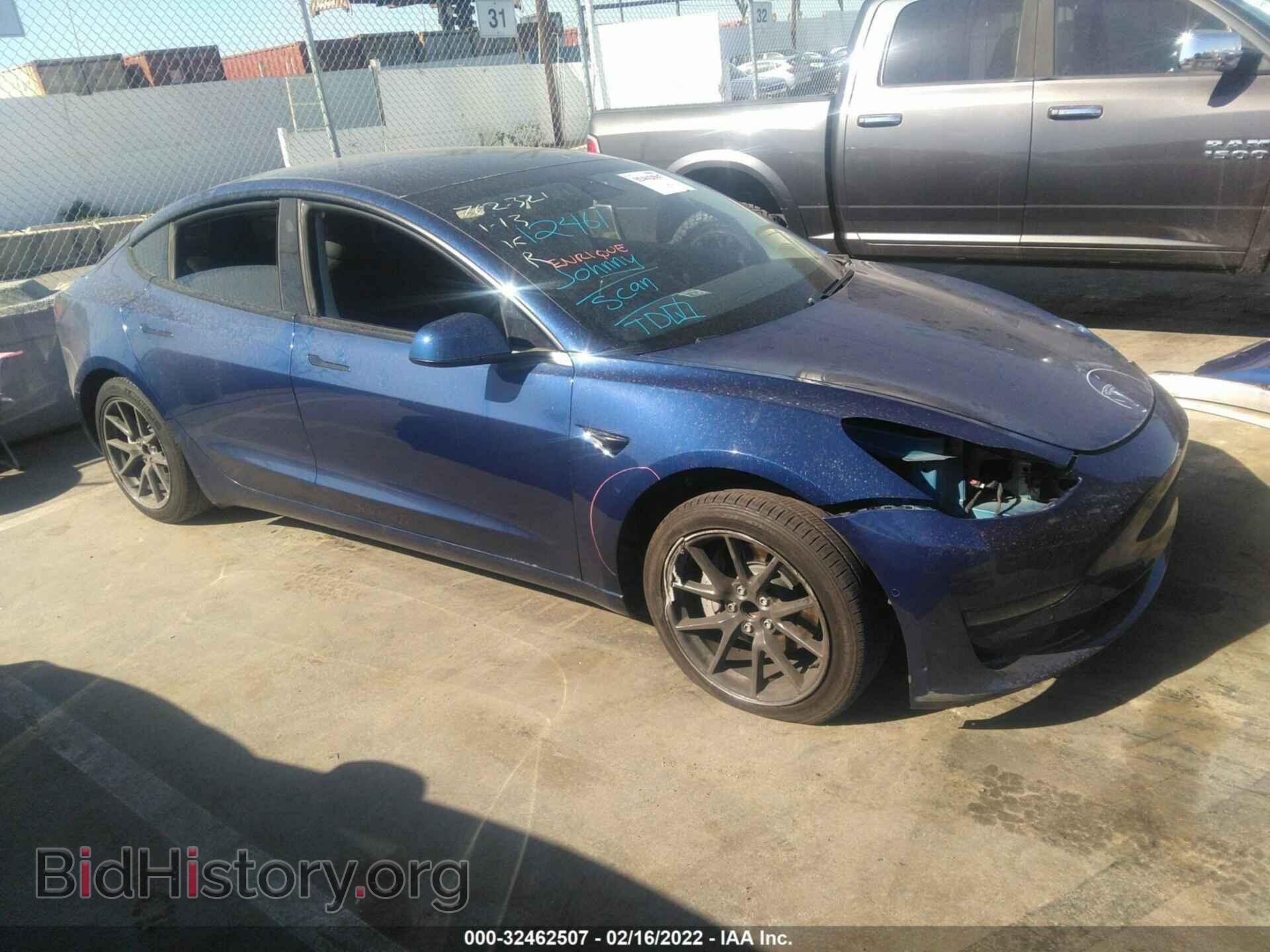 Photo 5YJ3E1EA4MF878821 - TESLA MODEL 3 2021