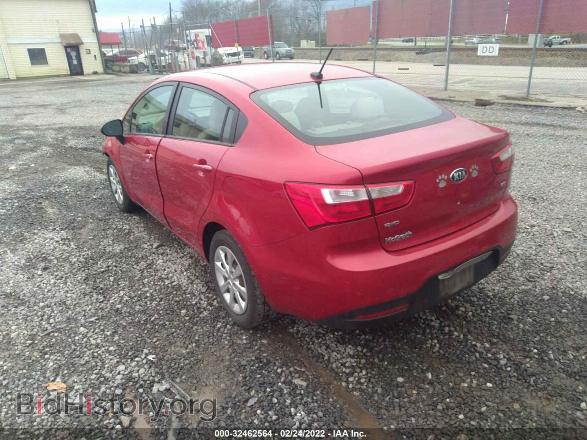 2013 KIA RIO - VIN: KNADM4A37D6288945 - Фото 3