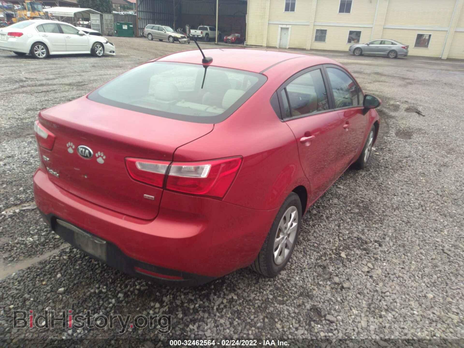 2013 KIA RIO - VIN: KNADM4A37D6288945 - Фото 4
