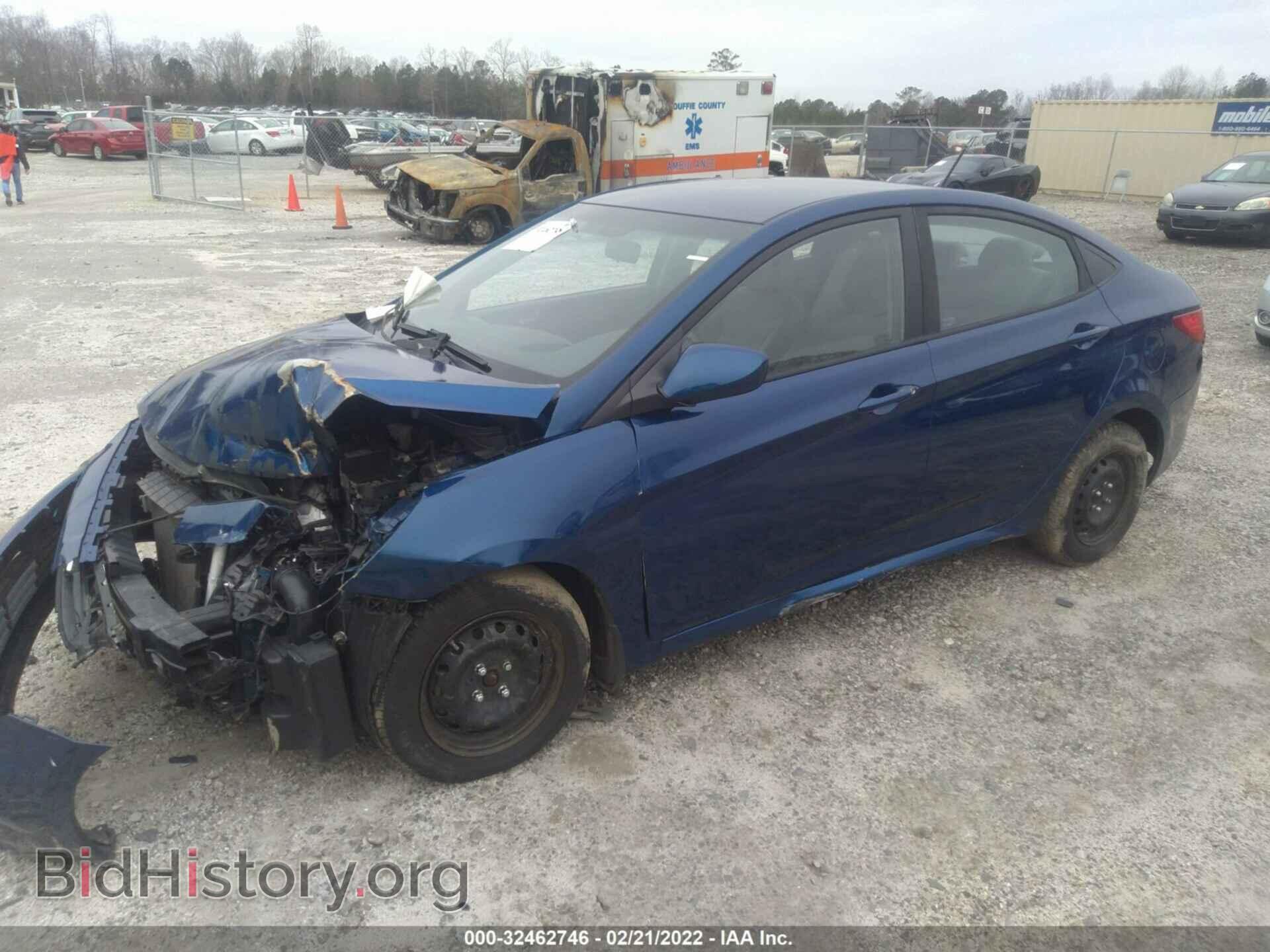 2016 HYUNDAI ACCENT - VIN: KMHCT4AE6GU080473 - Фото 2