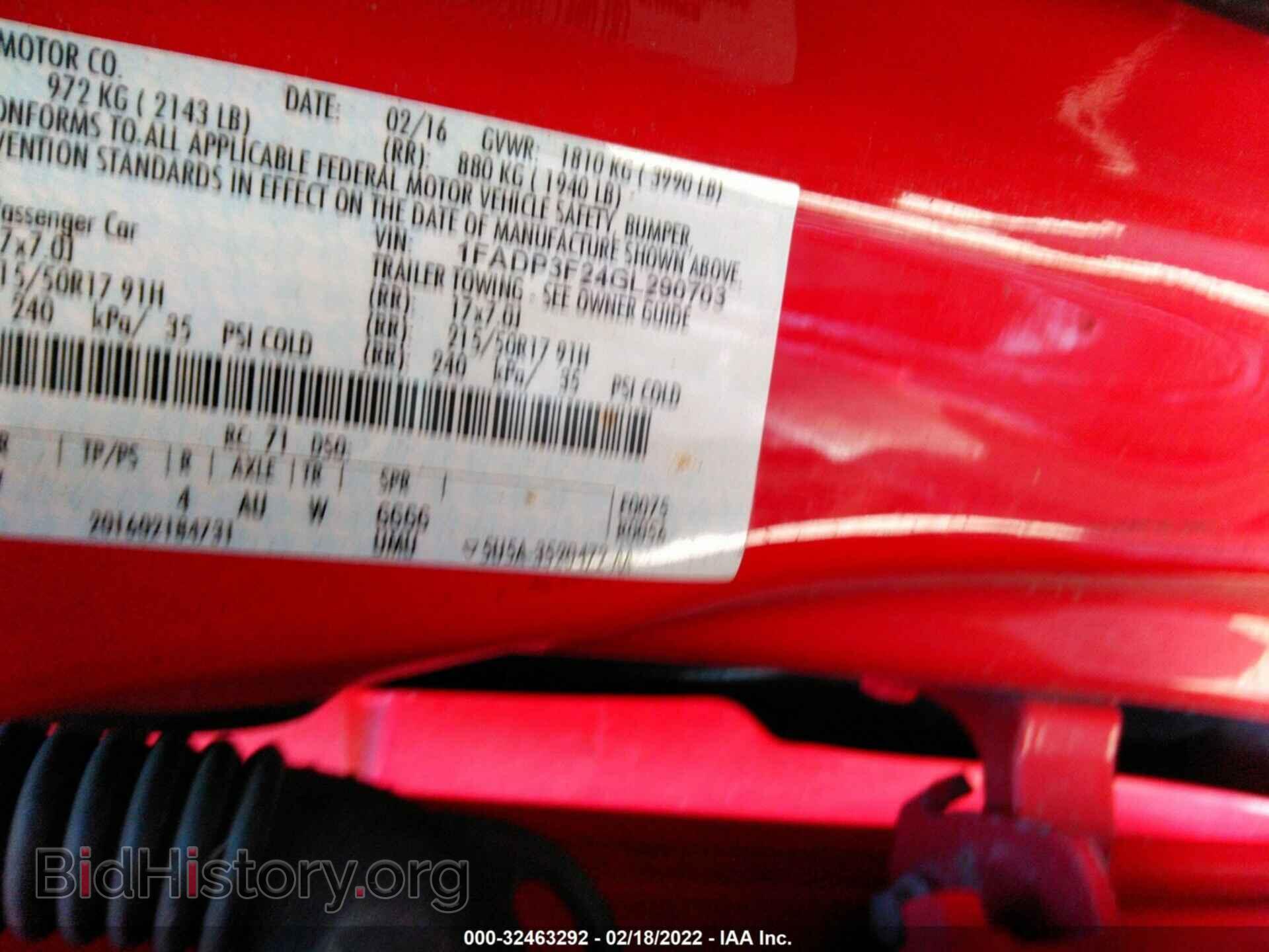2016 FORD FOCUS - VIN: 1FADP3F24GL290703 - Фото 9