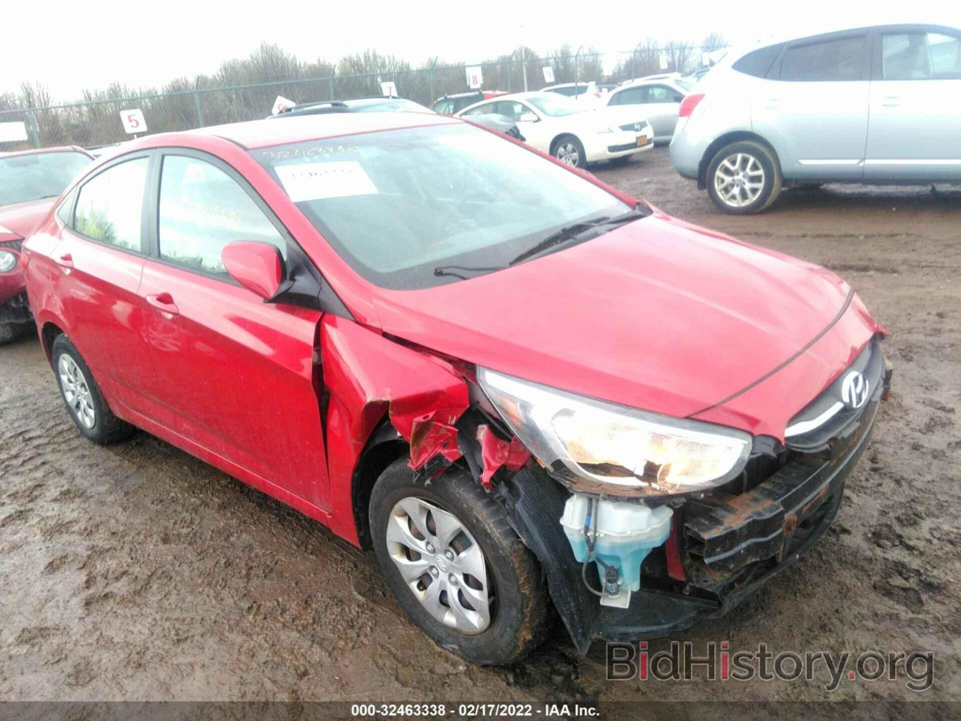 Photo KMHCT4AE2GU981355 - HYUNDAI ACCENT 2016