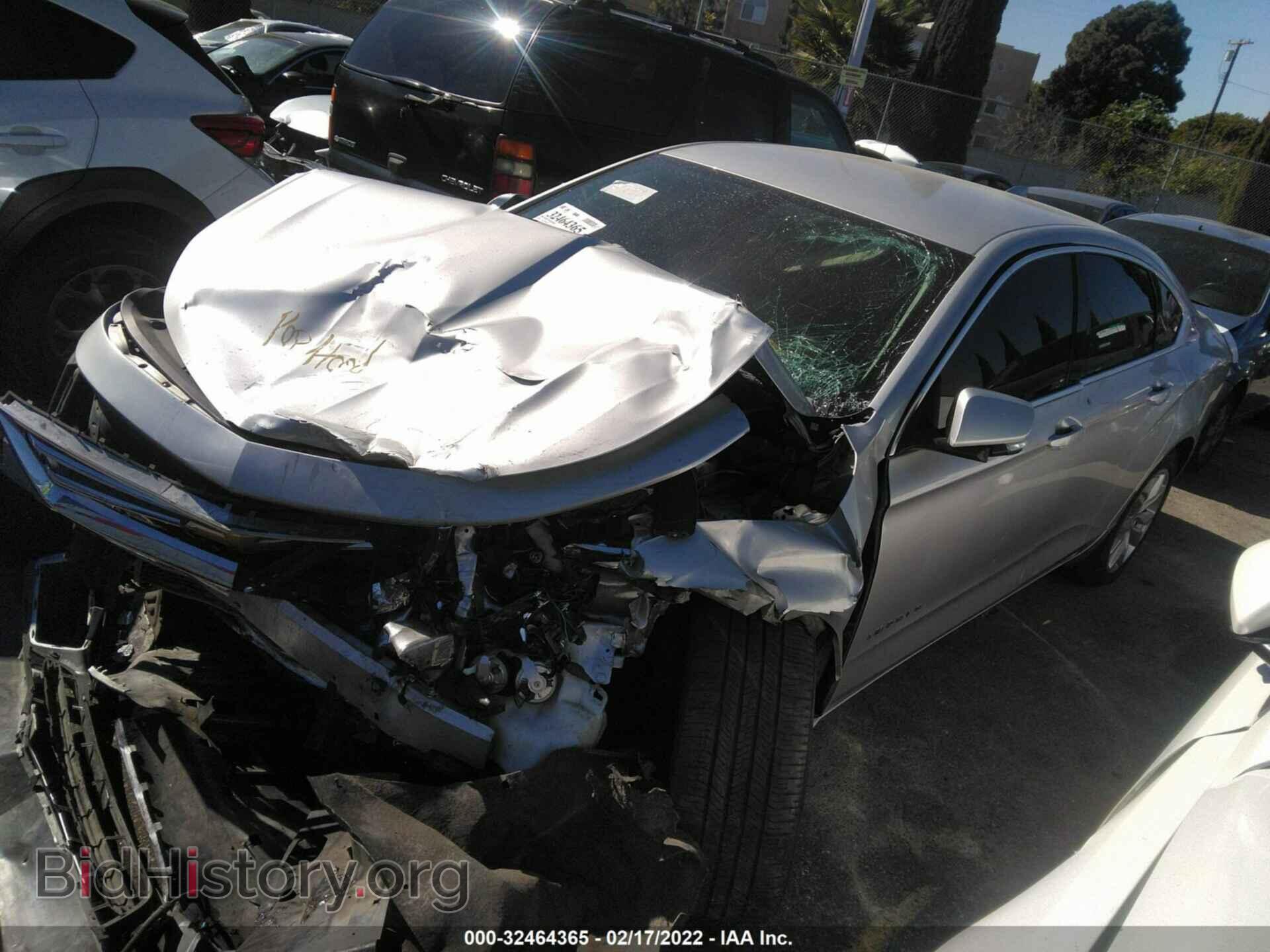 2016 CHEVROLET IMPALA - VIN: 2G1105SA1G9107901 - Фото 2