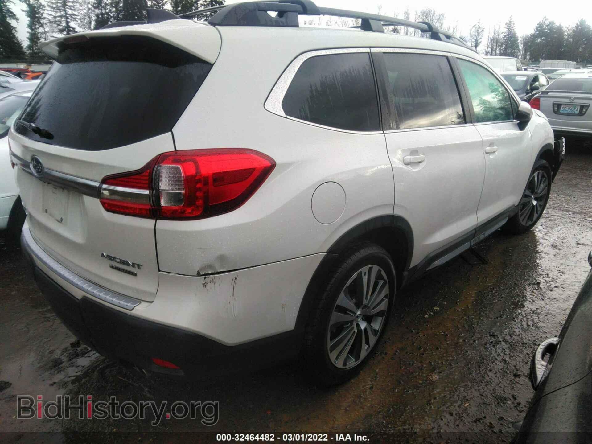 2019 SUBARU ASCENT - VIN: 4S4WMAPD4K3477248 - Фото 4