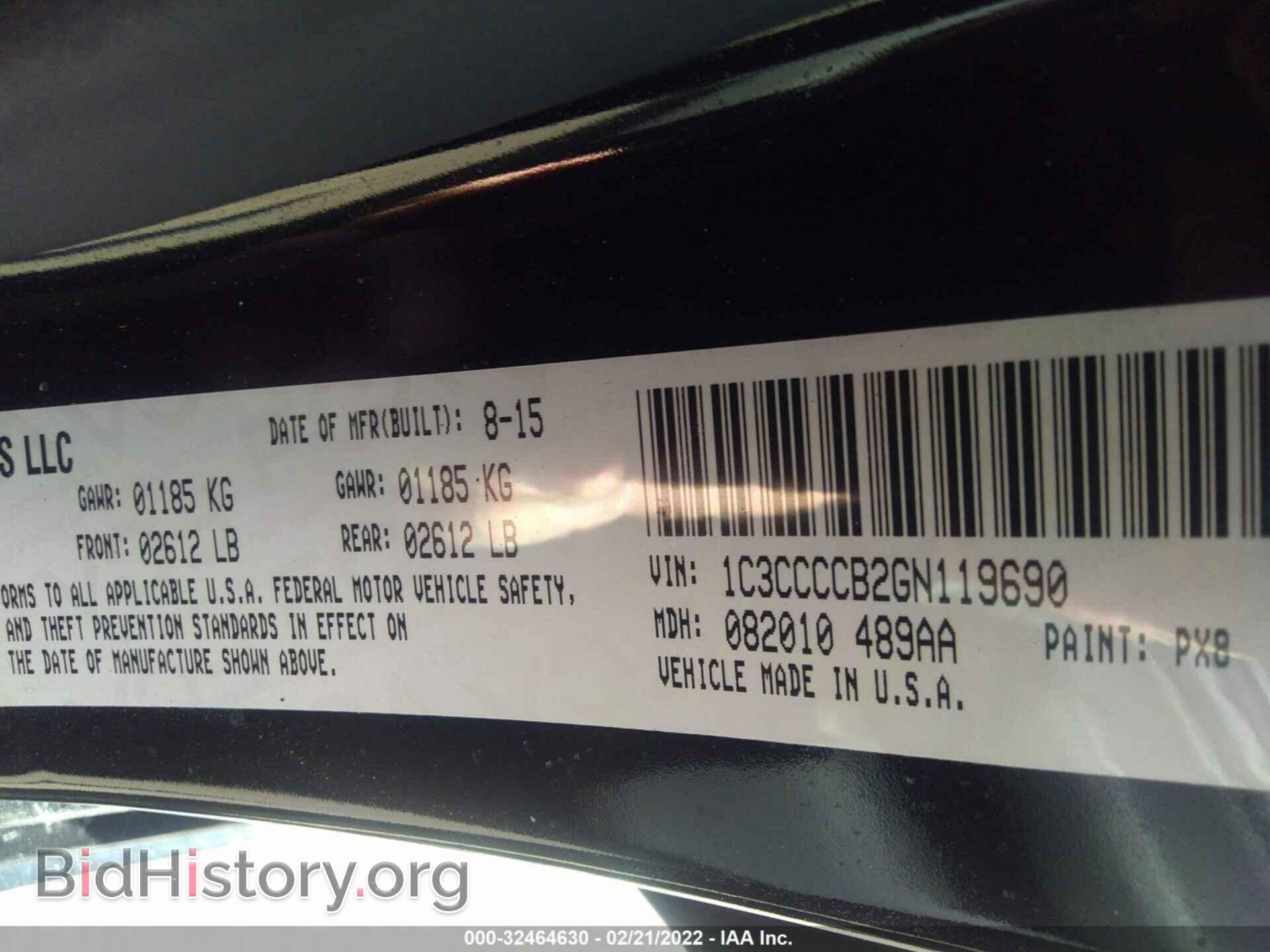 2016 CHRYSLER 200 - VIN: 1C3CCCCB2GN119690 - Photo 9