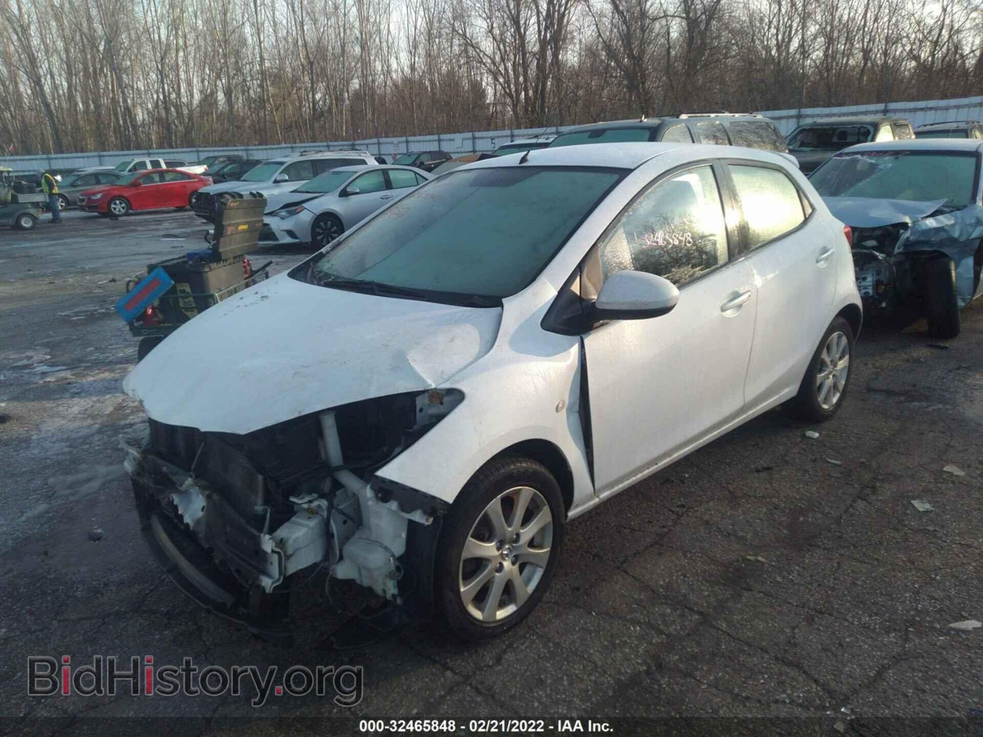 2012 MAZDA MAZDA2 - VIN: JM1DE1LY8C0140585 - Фото 2