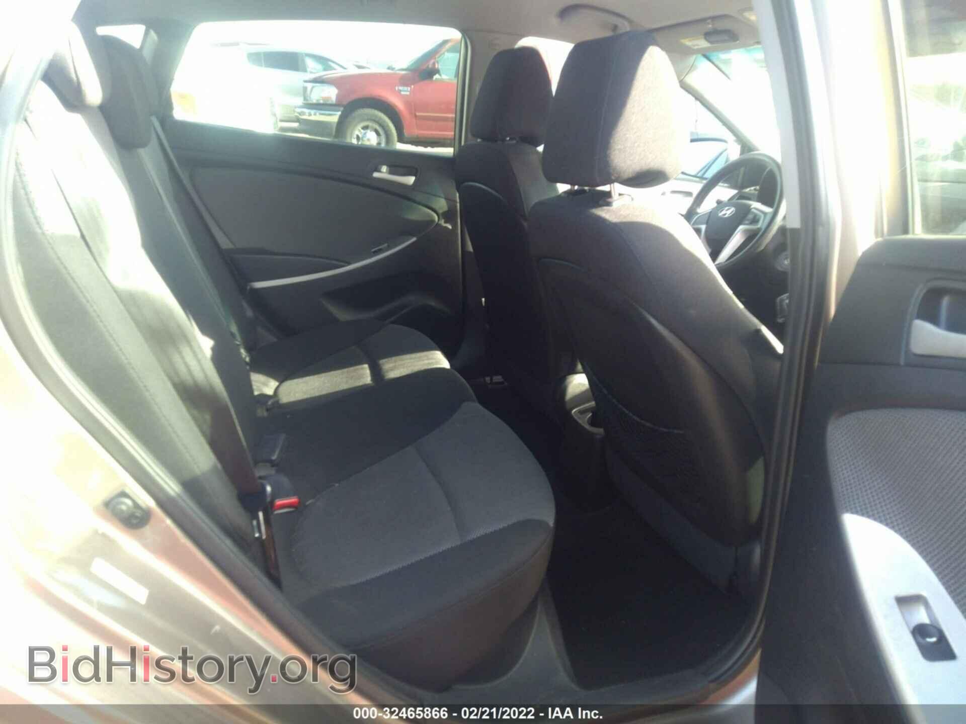 2013 HYUNDAI ACCENT - VIN: KMHCT5AEXDU082289 - Фото 8