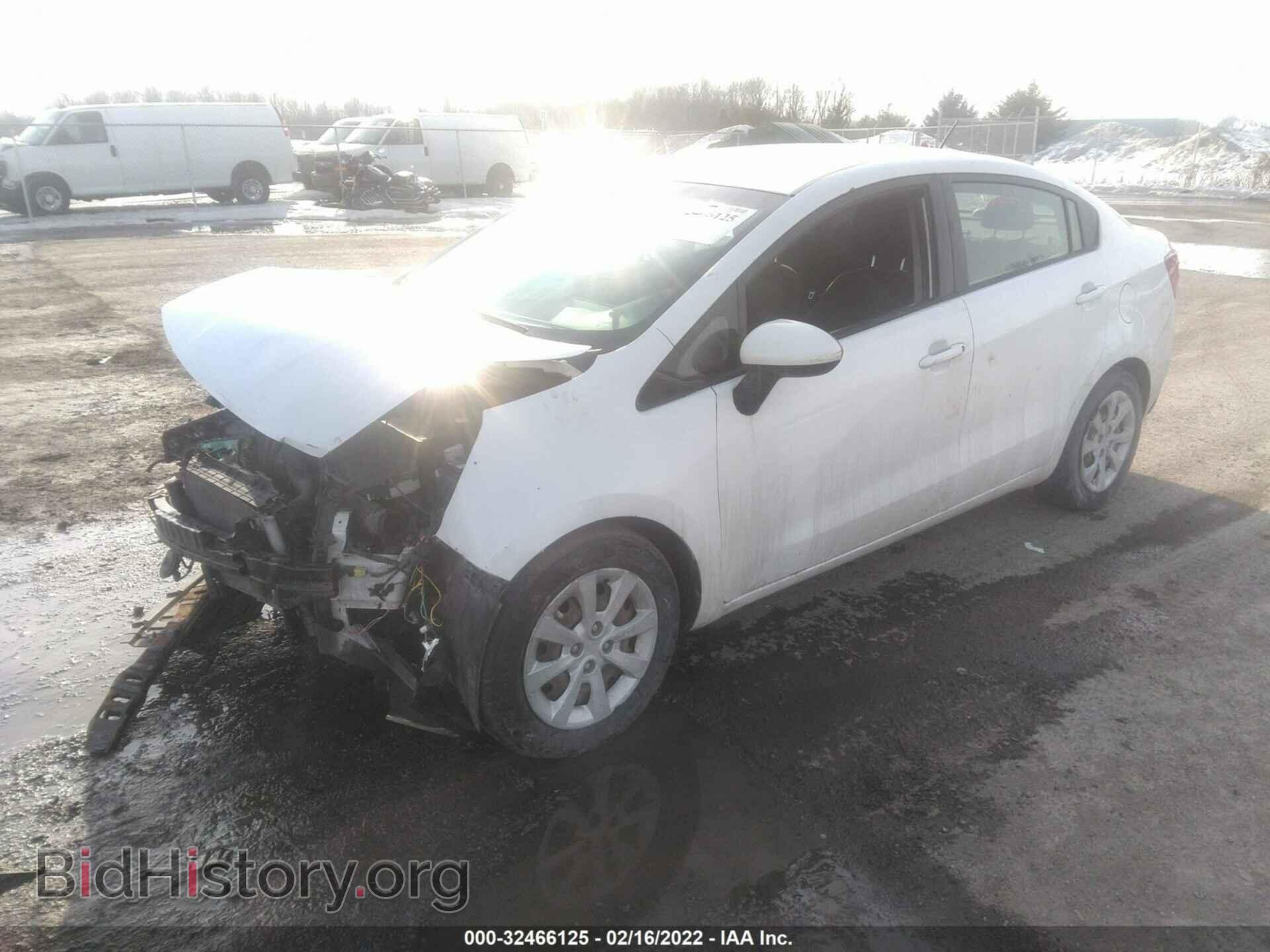 2012 KIA RIO - VIN: KNADN4A33C6056144 - Фото 2
