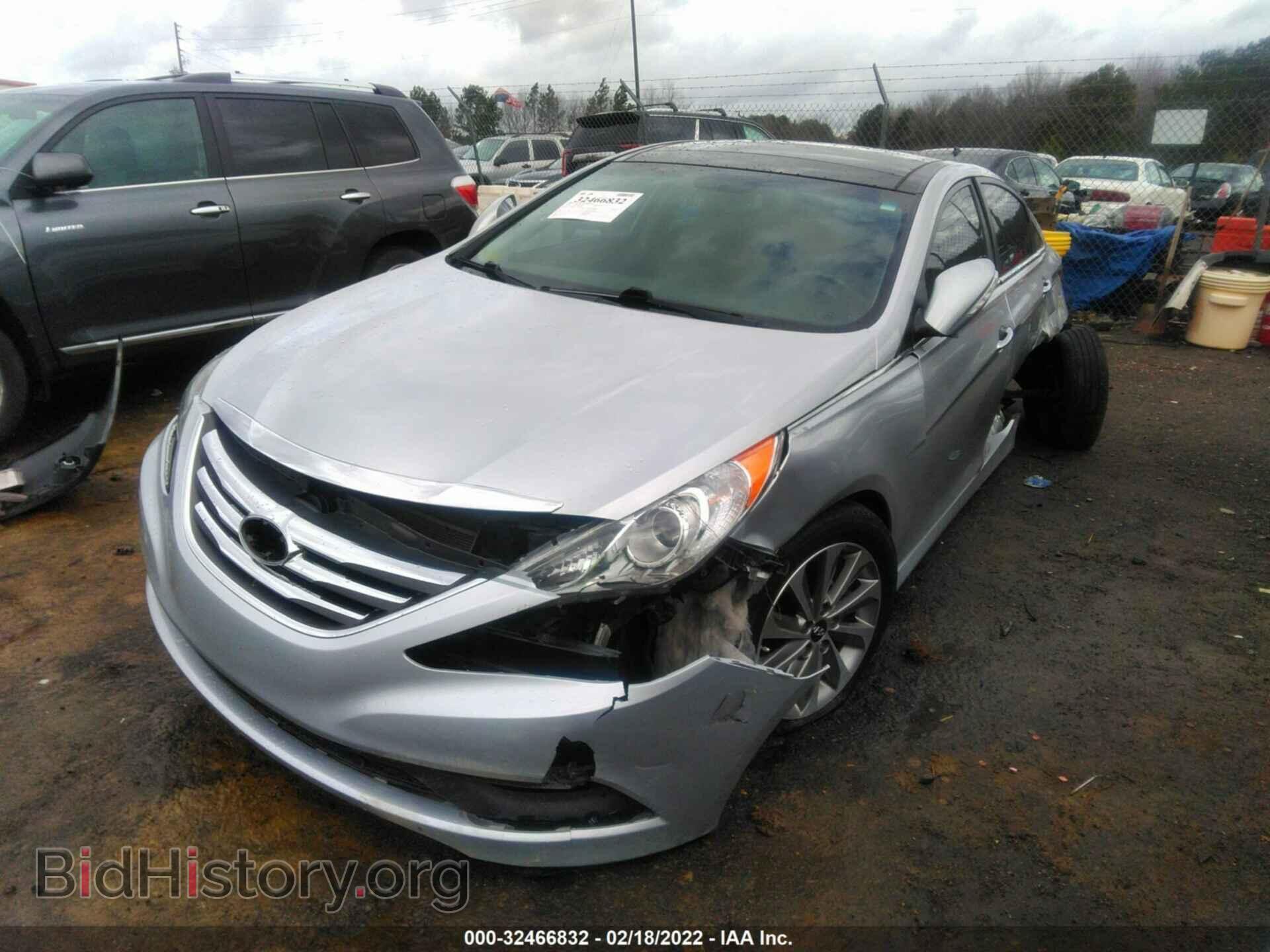 2014 HYUNDAI SONATA - VIN: 5NPEC4ACXEH834039 - Фото 2