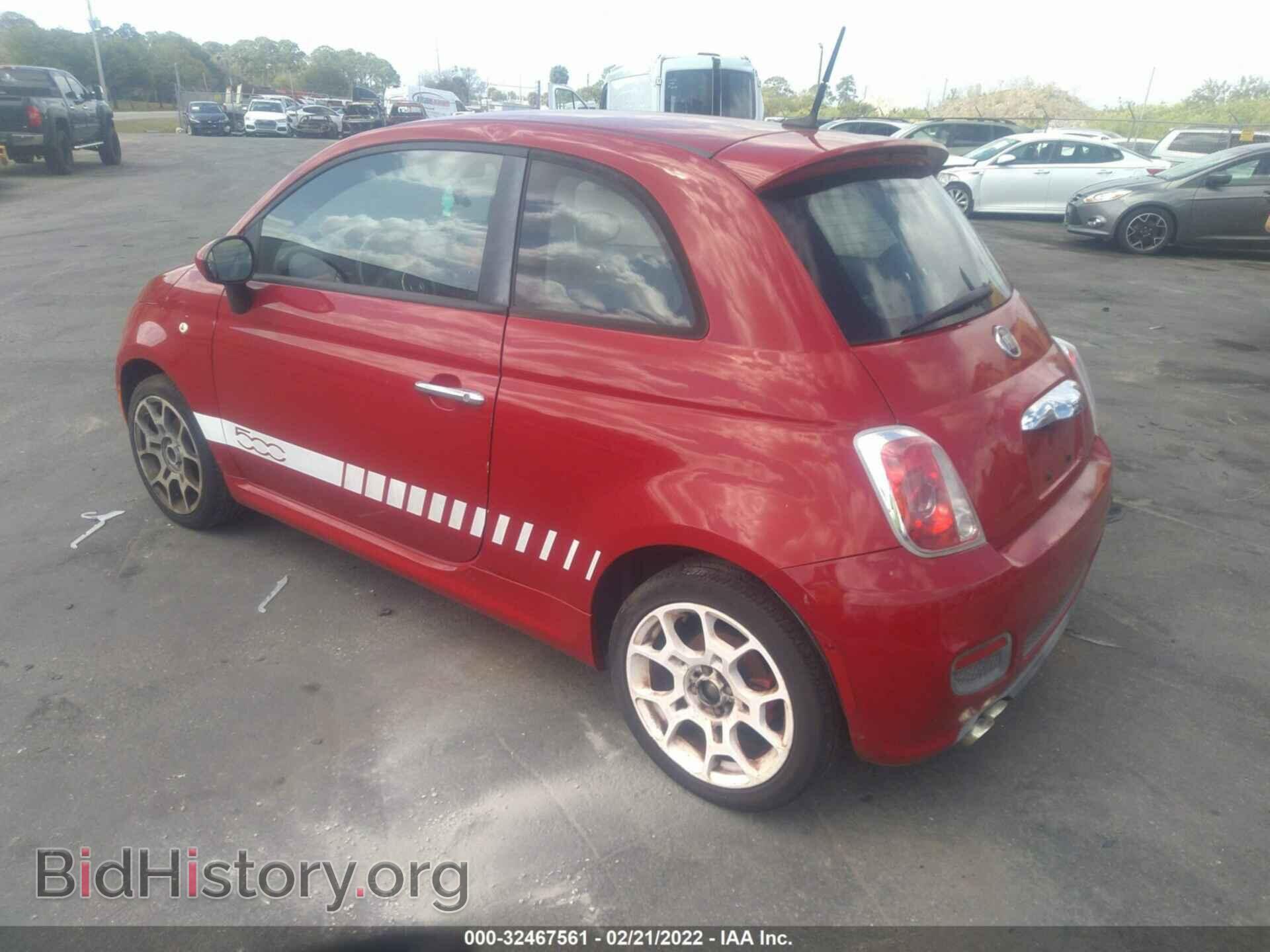 2012 FIAT 500 - VIN: 3C3CFFBR4CT115108 - Фото 3