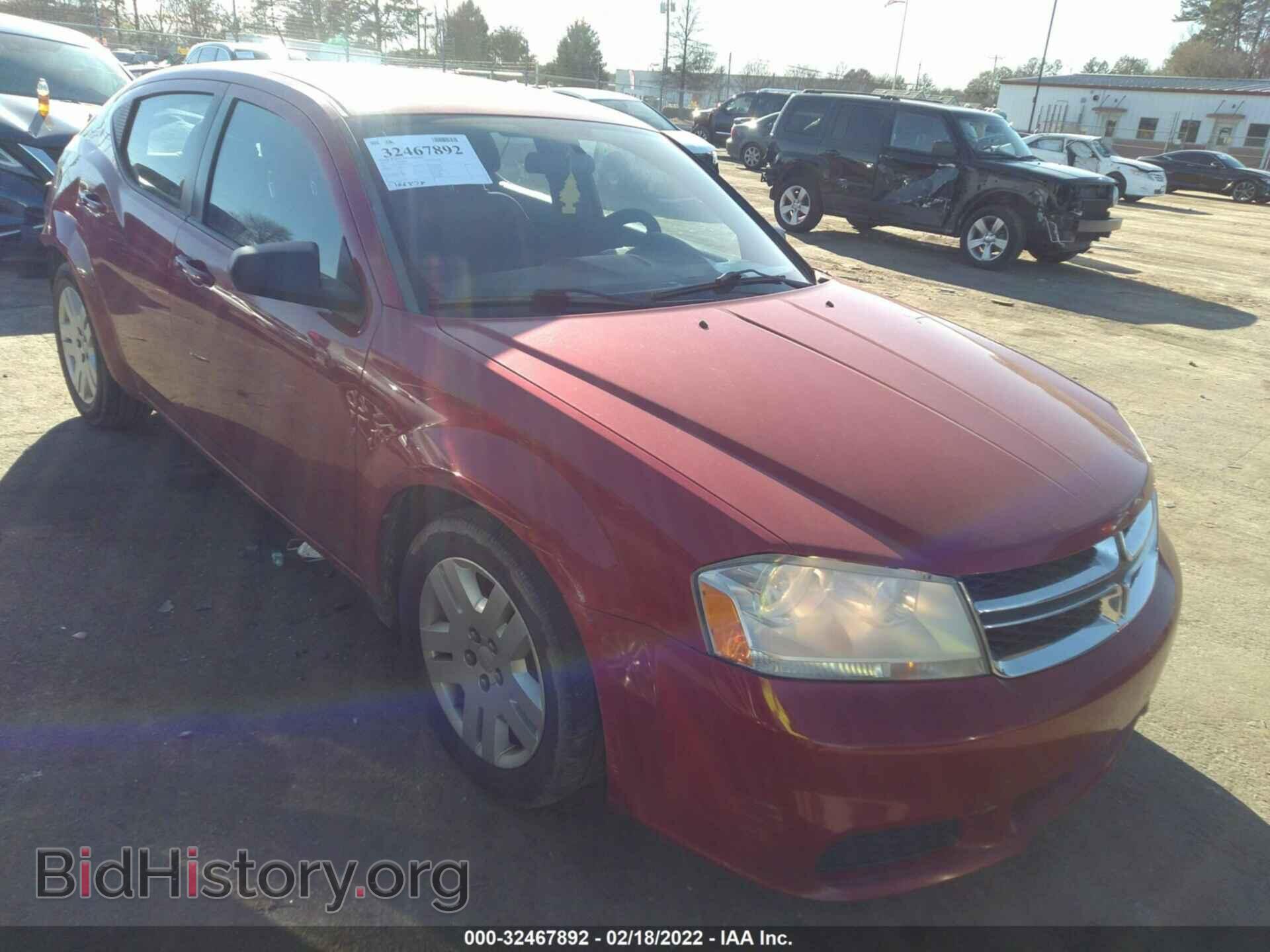 Photo 1C3CDZAB4DN591825 - DODGE AVENGER 2013