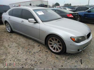 2008 BMW 7 SERIES 750LI, серебристый — VIN WBAHN83548DT83145, IAAI