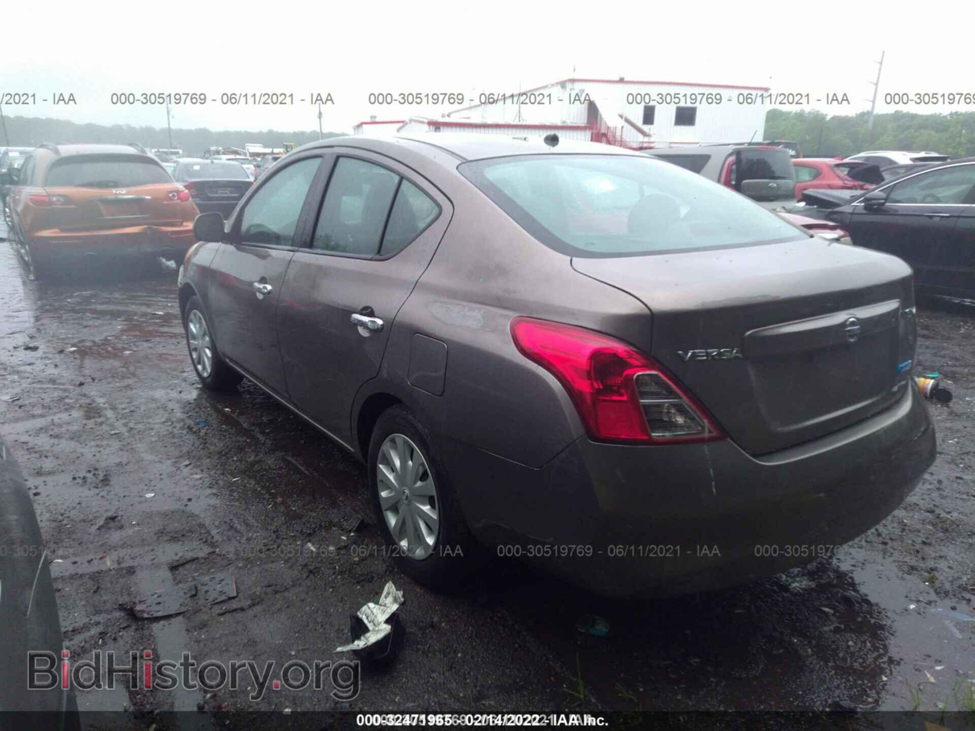 2012 NISSAN VERSA - VIN: 3N1CN7AP6CL933074 - Фото 3
