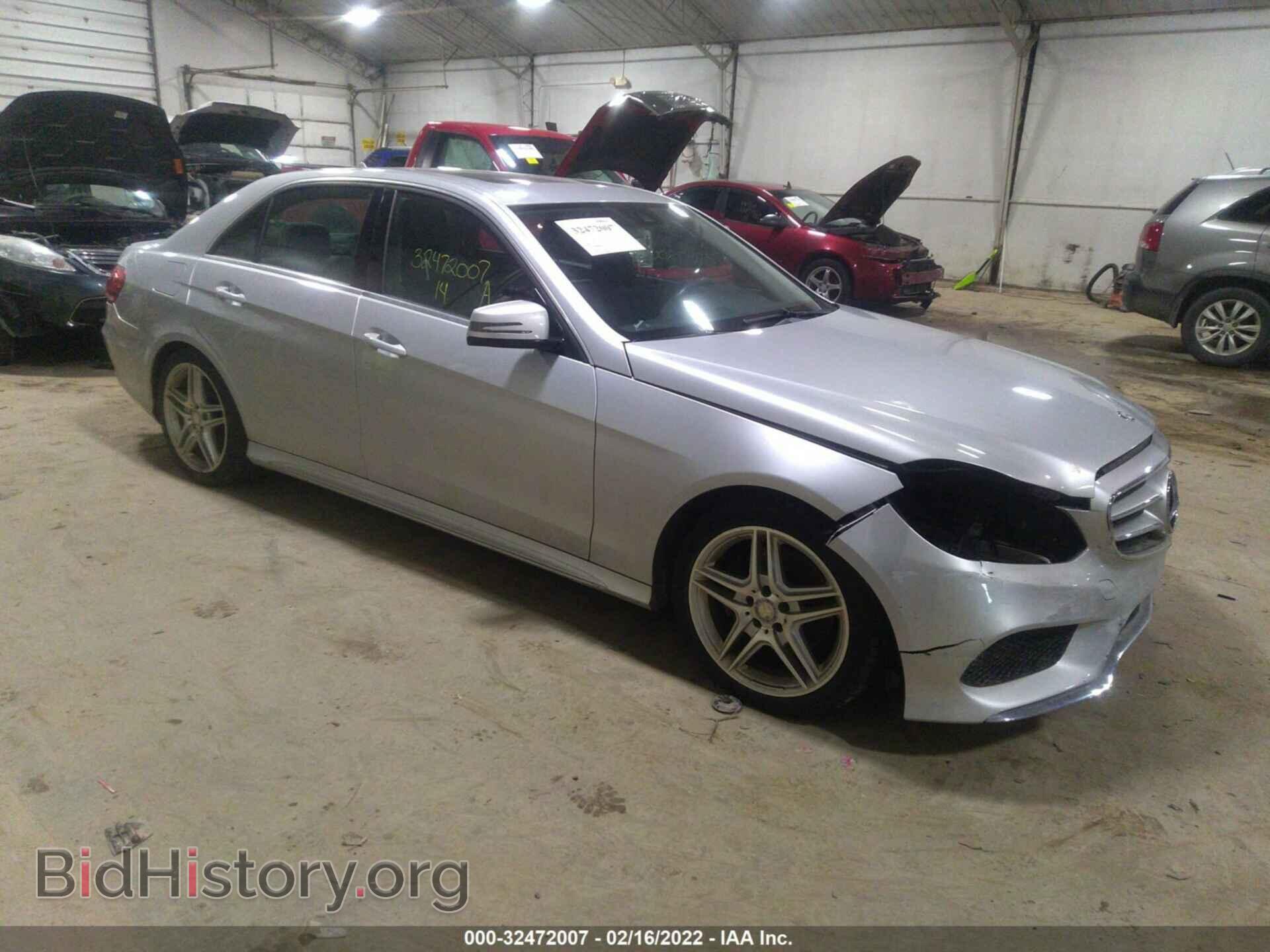 Photo WDDHF8JB9EA890103 - MERCEDES-BENZ E-CLASS 2014