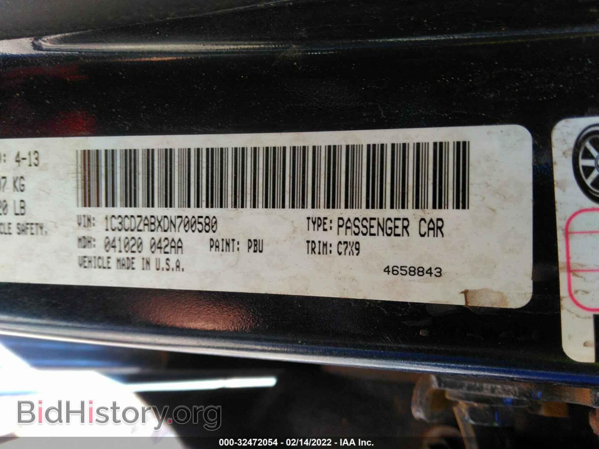 2013 DODGE AVENGER - VIN: 1C3CDZABXDN700580 - Photo 9