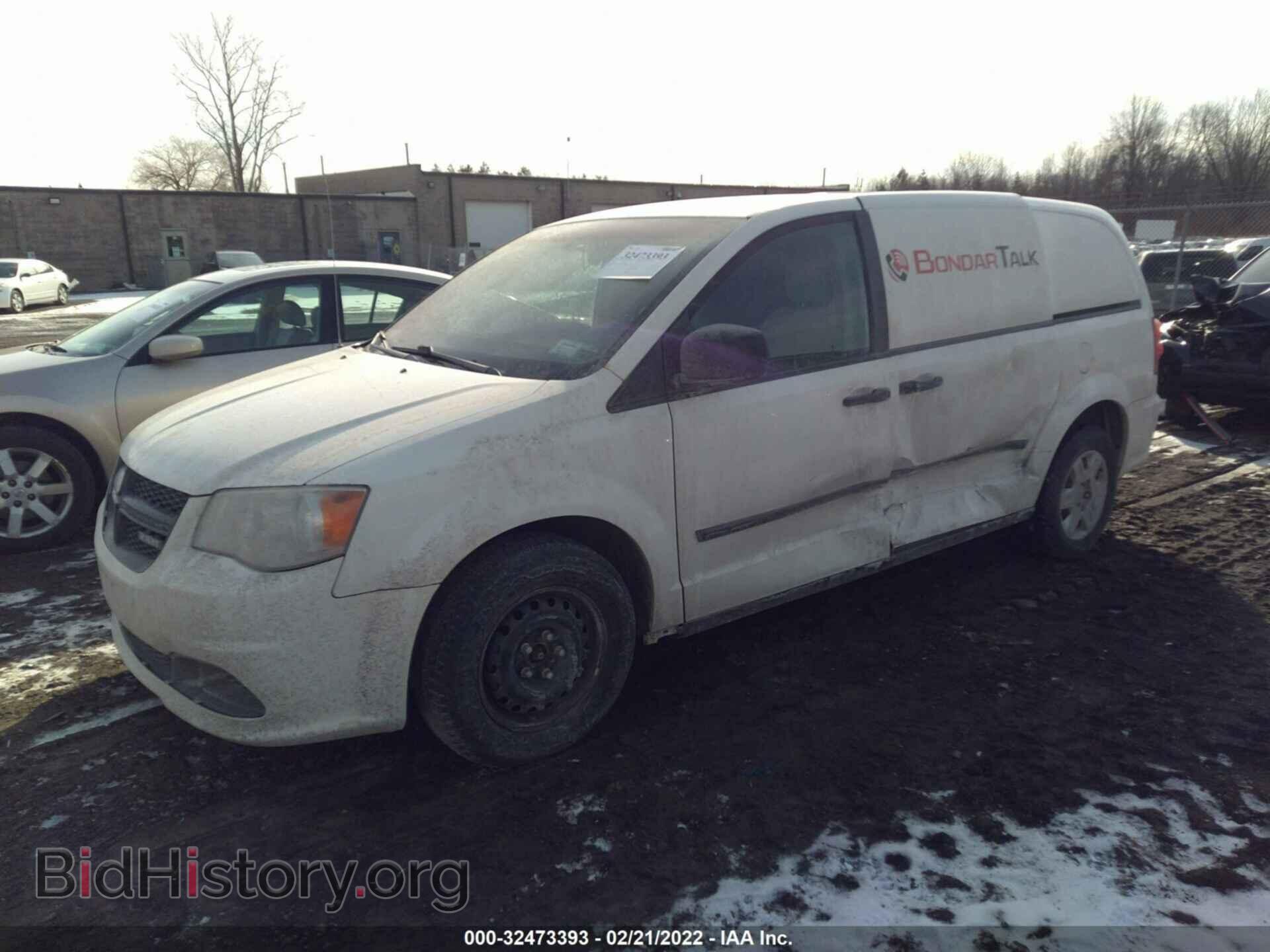 2013 RAM CARGO VAN - VIN: 2C4JRGAG7DR609435 - Фото 2
