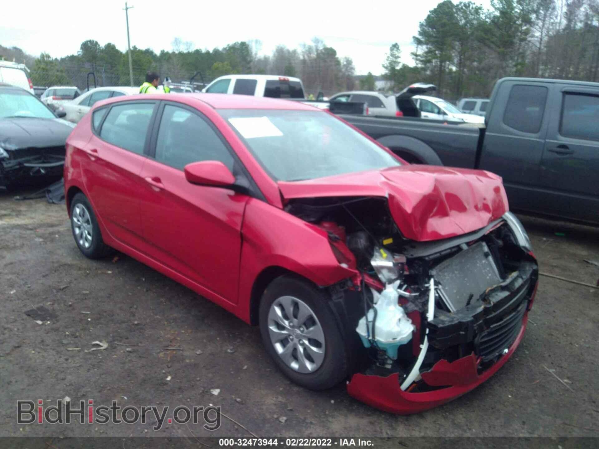 Photo KMHCT5AE9HU335995 - HYUNDAI ACCENT 2017
