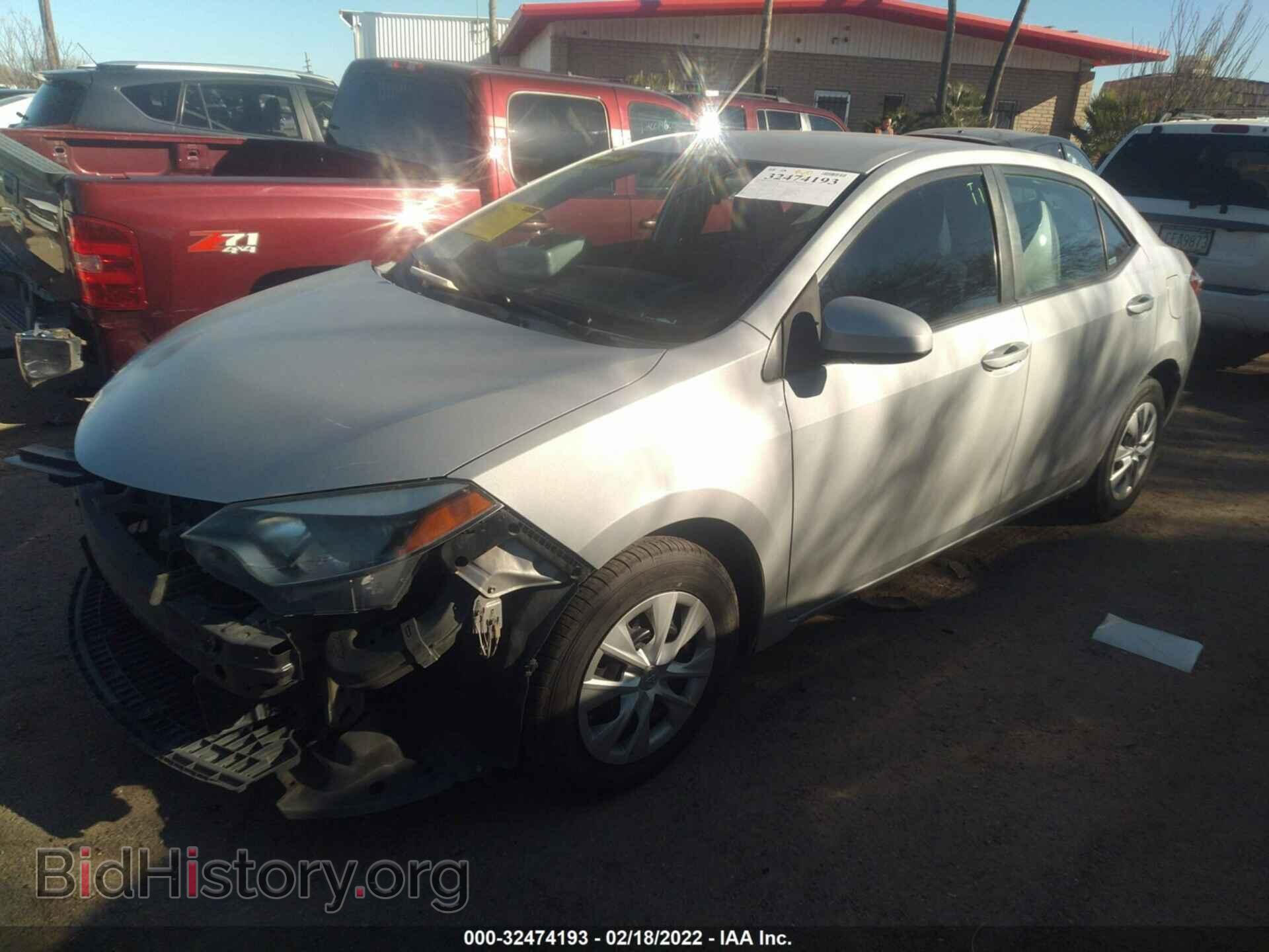 2014 TOYOTA COROLLA - VIN: 5YFBURHEXEP135288 - Фото 2