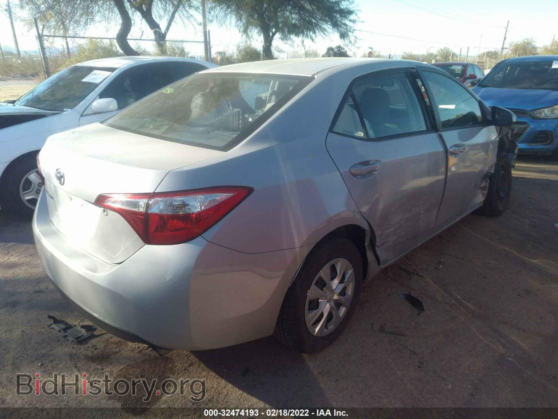 2014 TOYOTA COROLLA - VIN: 5YFBURHEXEP135288 - Фото 4