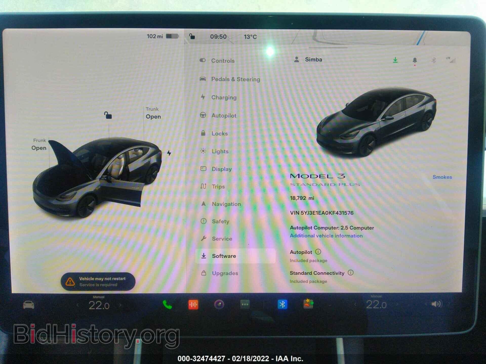 2019 TESLA MODEL 3 - VIN: 5YJ3E1EA0KF431576 - Photo 7