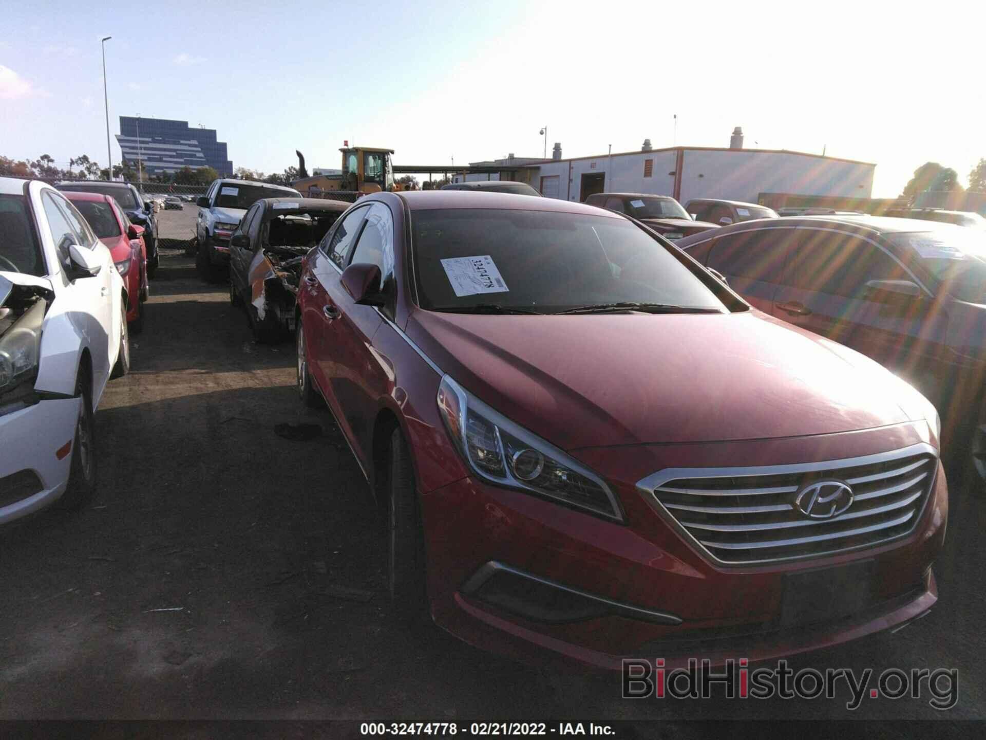 Фотография 5NPE24AF1GH375810 - HYUNDAI SONATA 2016