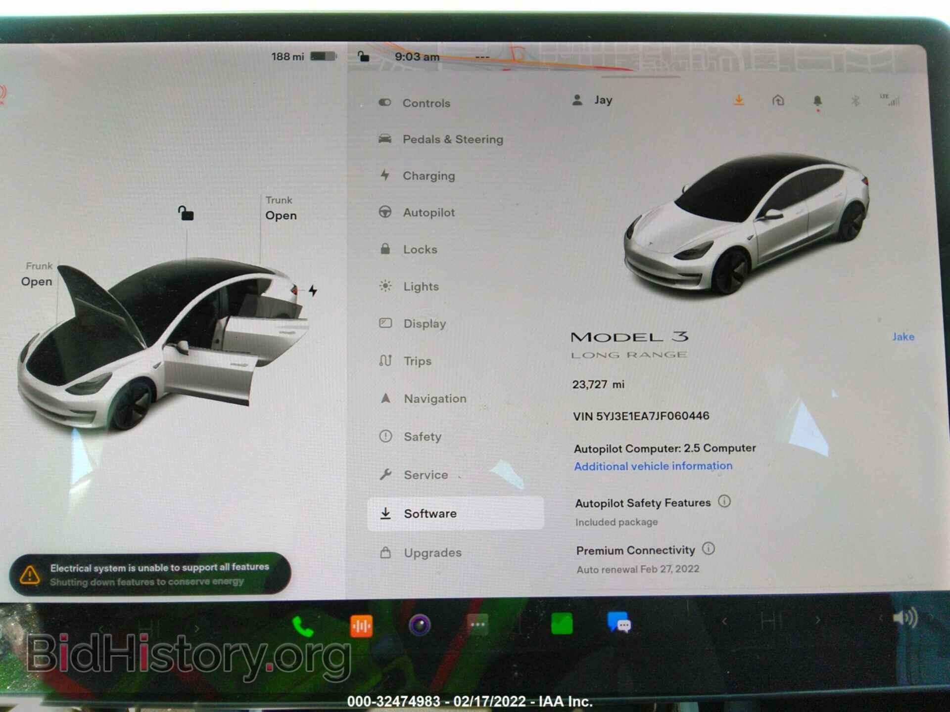 2018 TESLA MODEL 3 - VIN: 5YJ3E1EA7JF060446 - Фото 7