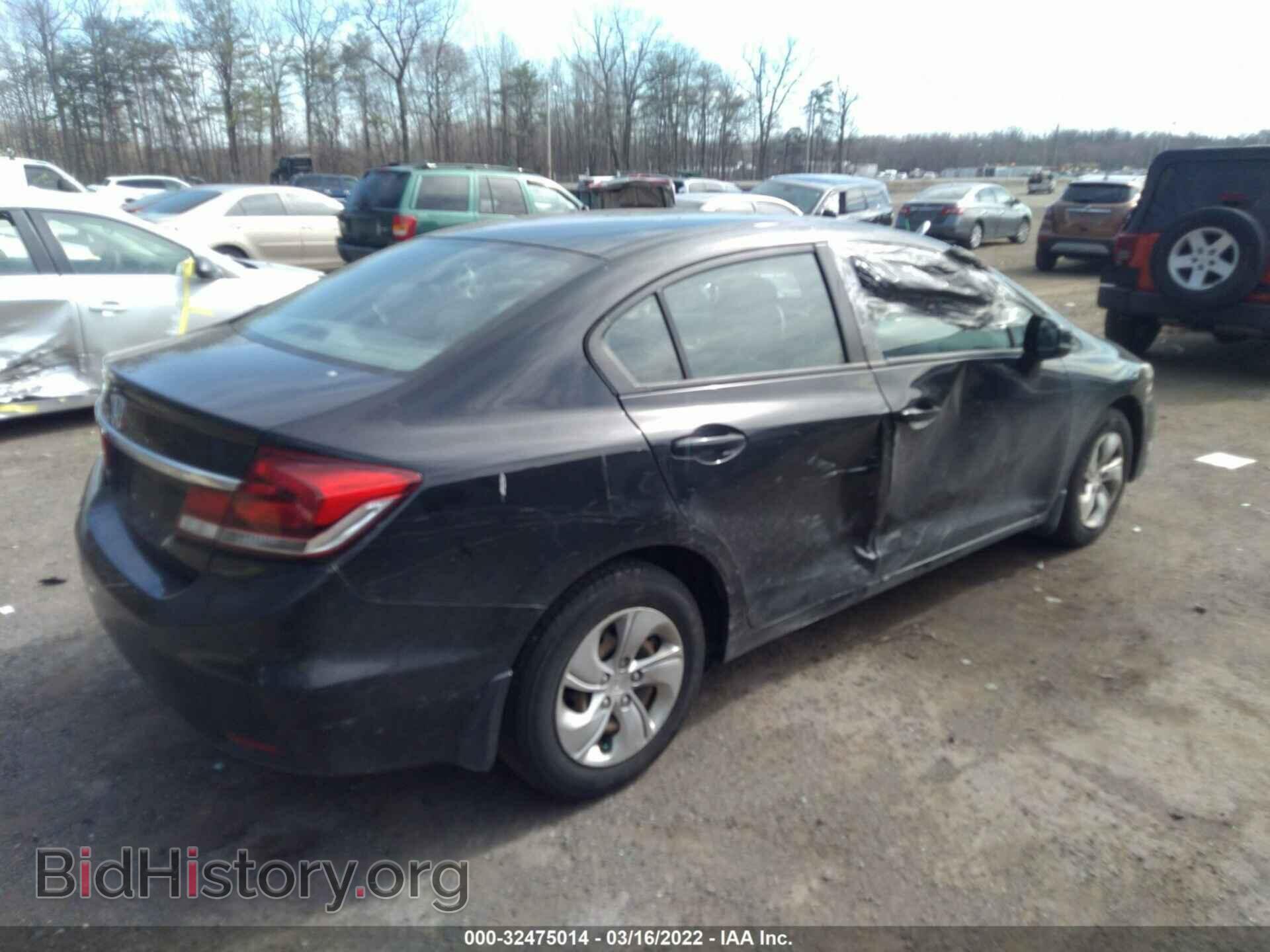 2013 HONDA CIVIC SDN - VIN: 2HGFB2F59DH557821 - Фото 4