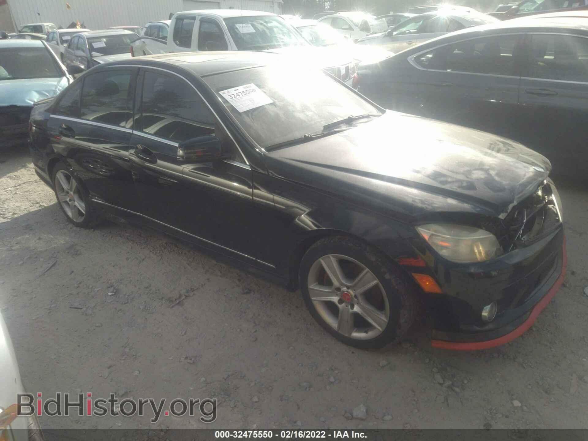 Photo WDDGF5EB1AR101393 - MERCEDES-BENZ C-CLASS 2010