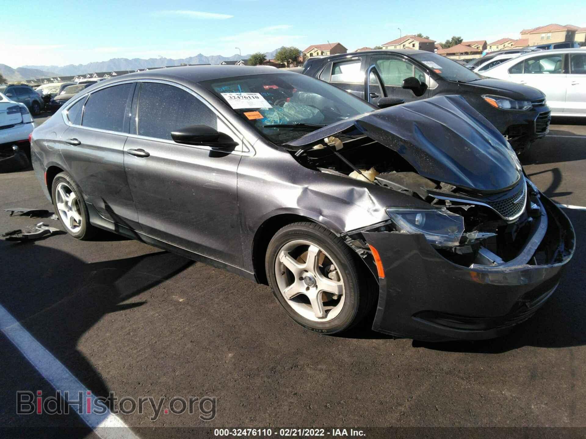 Фотография 1C3CCCFB5GN108193 - CHRYSLER 200 2016