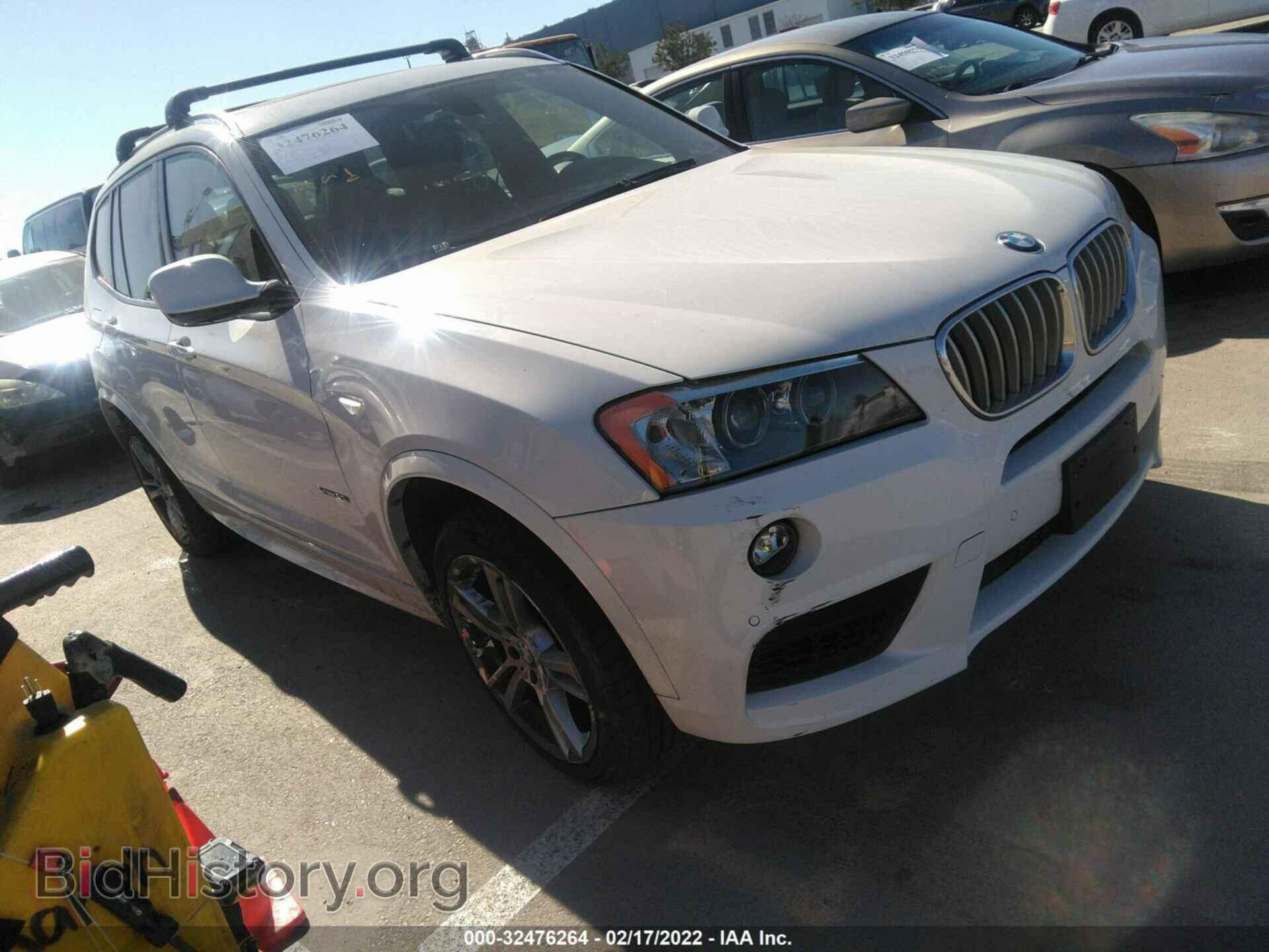 Фотография 5UXWX9C56D0D05480 - BMW X3 2013