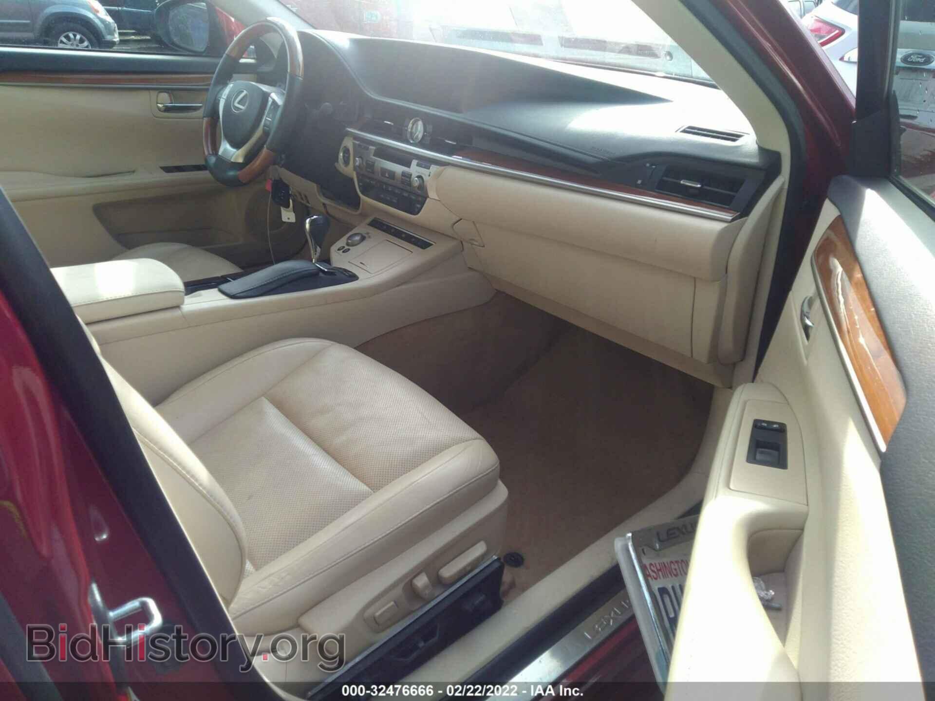 2013 LEXUS ES 300H - VIN: JTHBW1GG2D2030805 - Фото 5