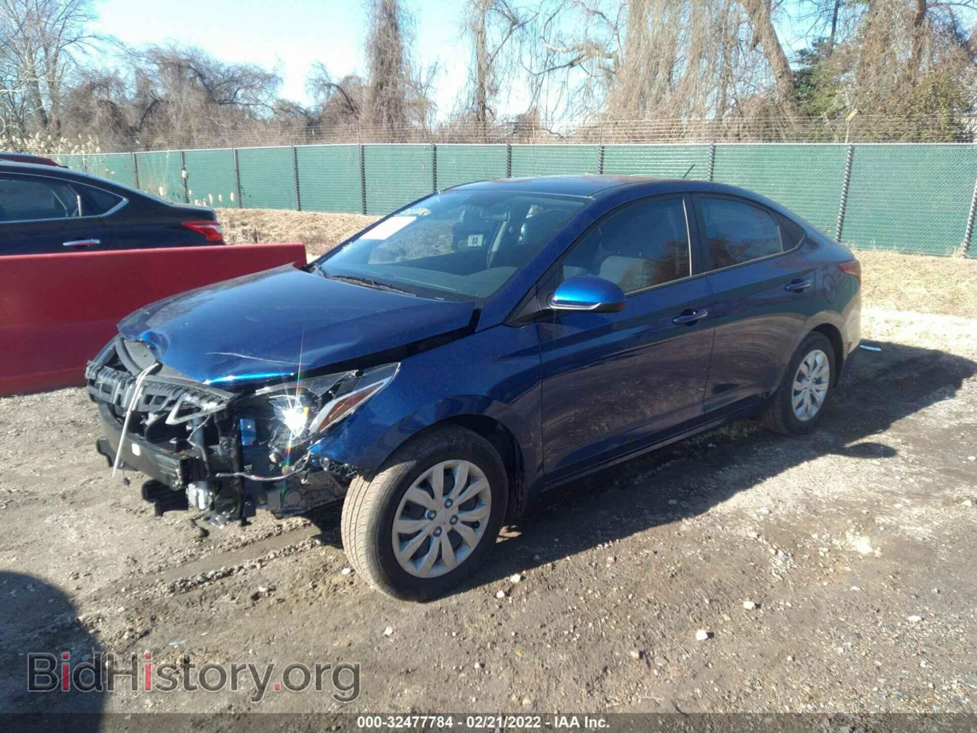 2022 HYUNDAI ACCENT - VIN: 3KPC24A69NE155355 - Фото 2