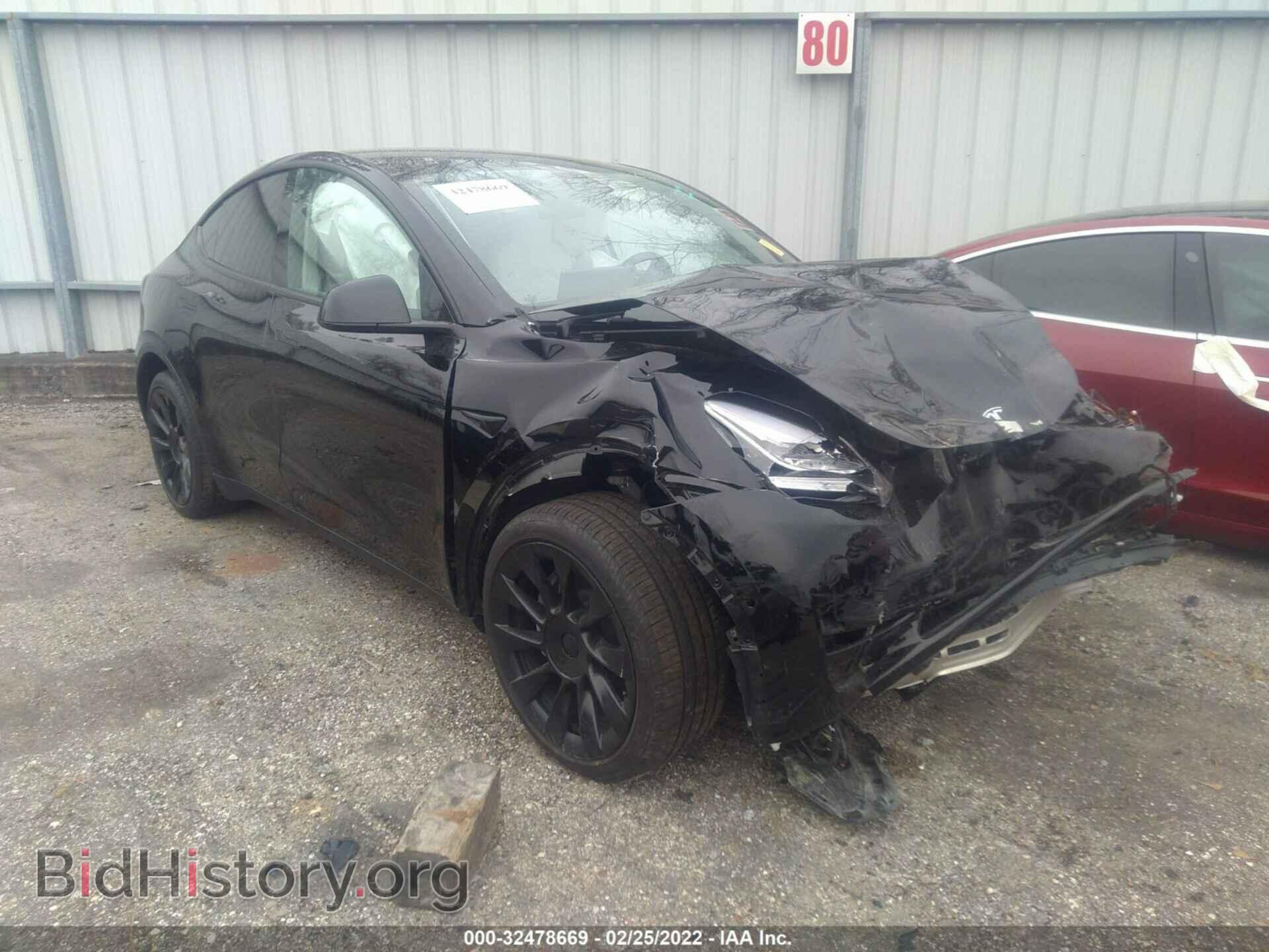 Фотография 7SAYGDEE5NF318783 - TESLA MODEL Y 2022
