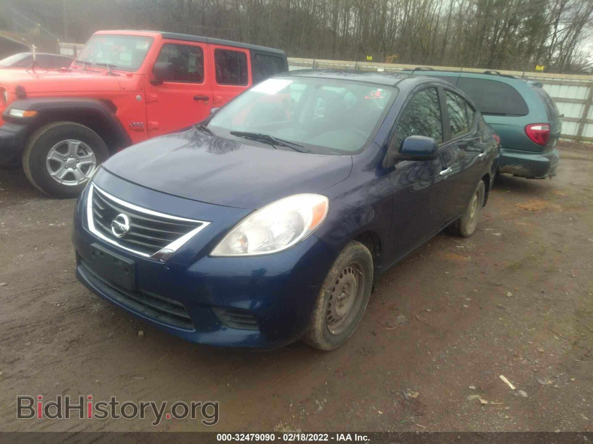 2012 NISSAN VERSA - VIN: 3N1CN7AP2CL886190 - Фото 2