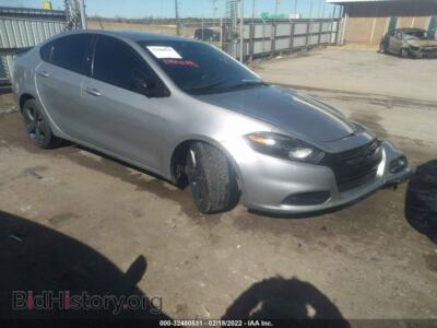 2015 Dodge DART SXT, gray — VIN 1C3CDFBB4FD345444, IAAI