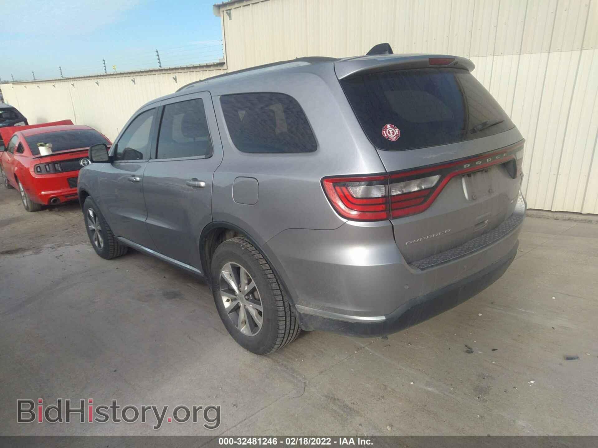 2016 DODGE DURANGO - VIN: 1C4RDHDG8GC374012 - Фото 3