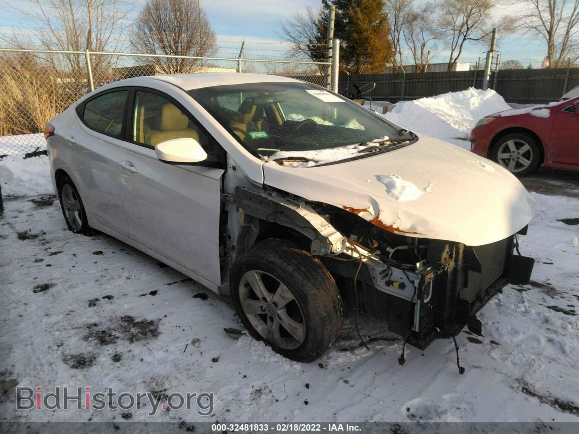 Photo 5NPDH4AE4CH080907 - HYUNDAI ELANTRA 2012