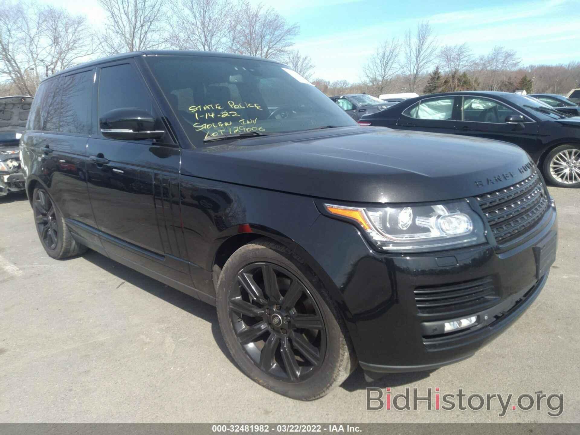 Photo SALGS2VF3FA205373 - LAND ROVER RANGE ROVER 2015