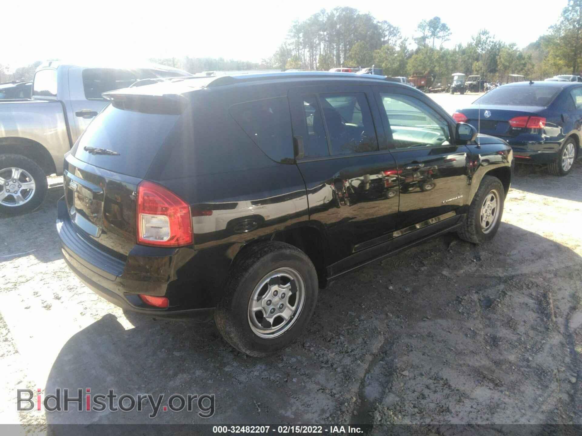2012 JEEP COMPASS - VIN: 1C4NJCBB2CD539459 - Фото 4