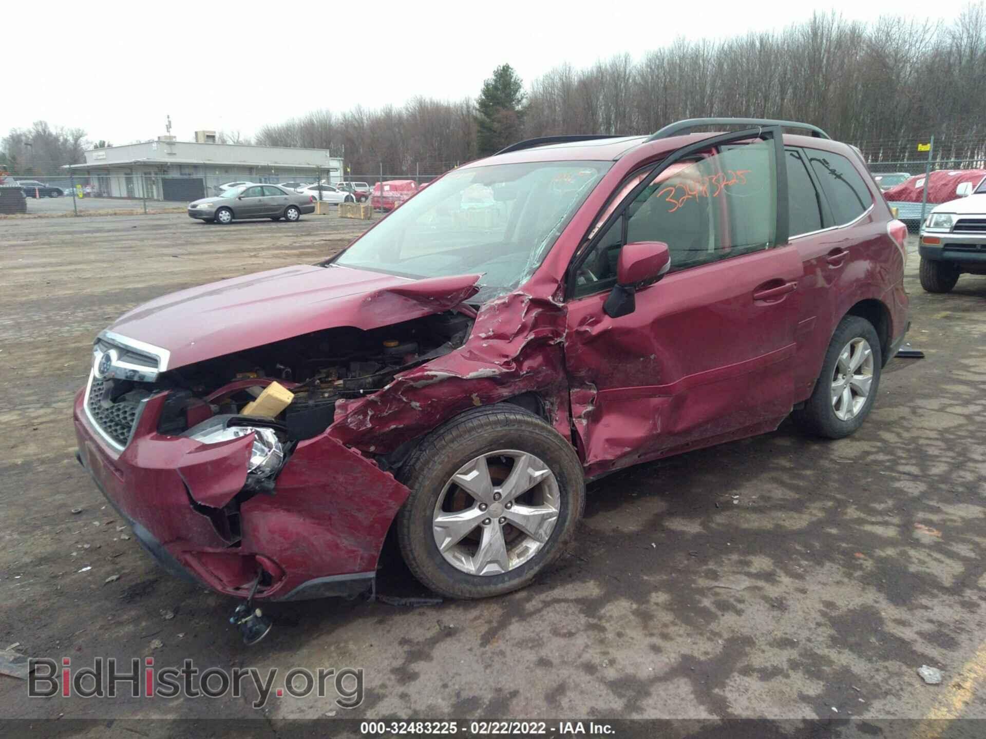 2014 SUBARU FORESTER - VIN: JF2SJAMC1EH554108 - Фото 2