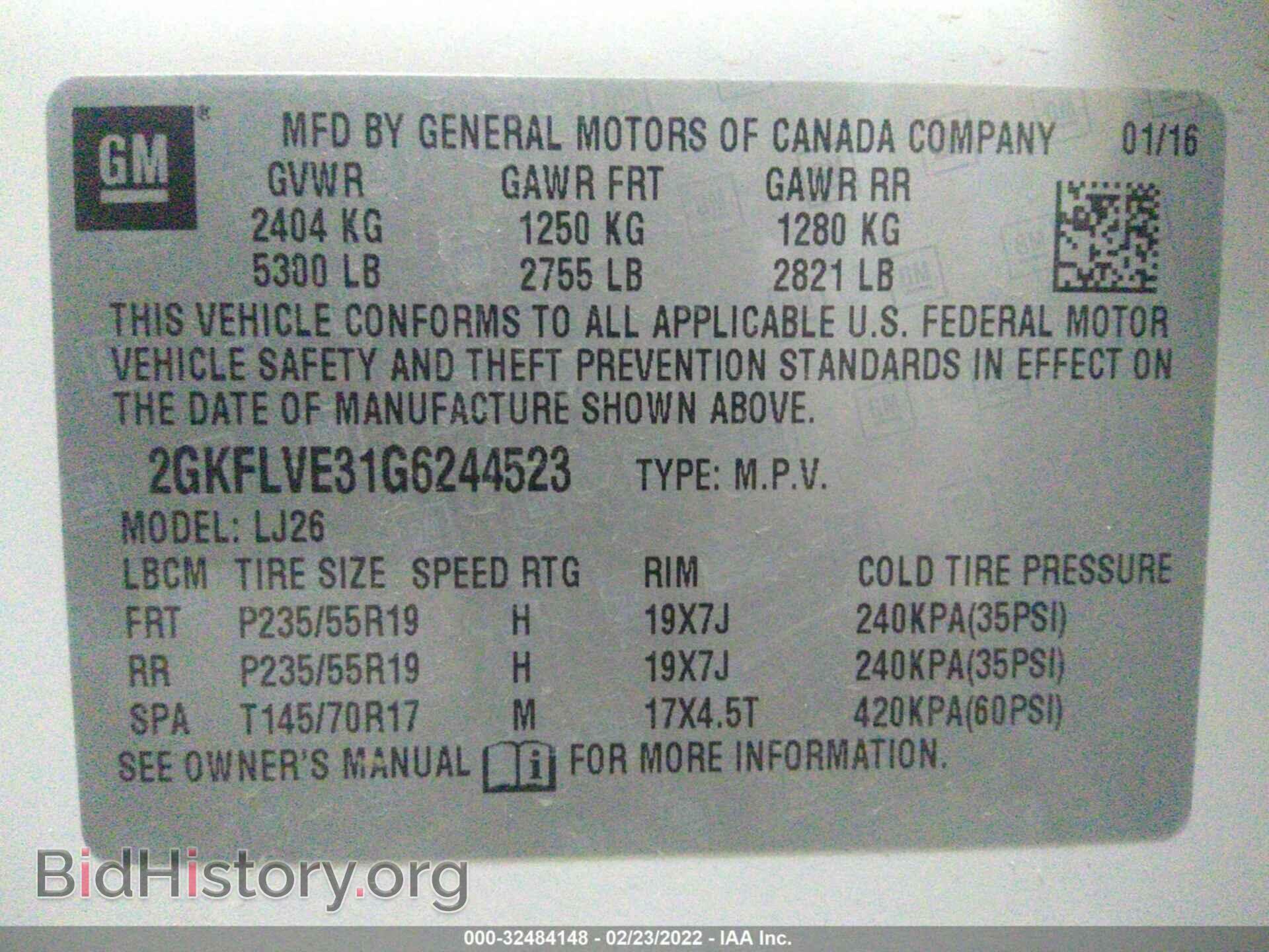 2016 GMC TERRAIN - VIN: 2GKFLVE31G6244523 - Фото 9