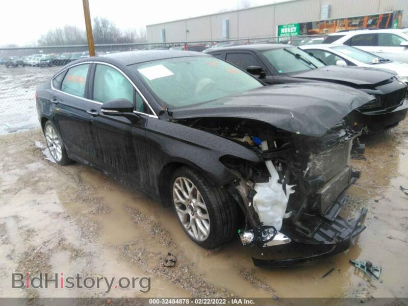 2014 Ford FUSION Titanium (VIN 3FA6P0K90ER298032) — фото 1 из 11, IAAI, повреждение: передняя часть