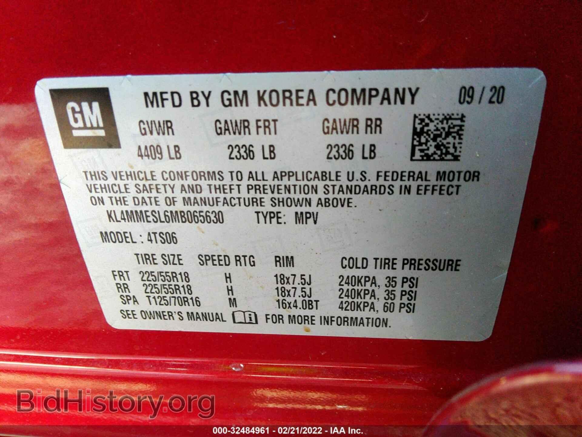 2021 BUICK ENCORE GX - VIN: KL4MMESL6MB065630 - Photo 9