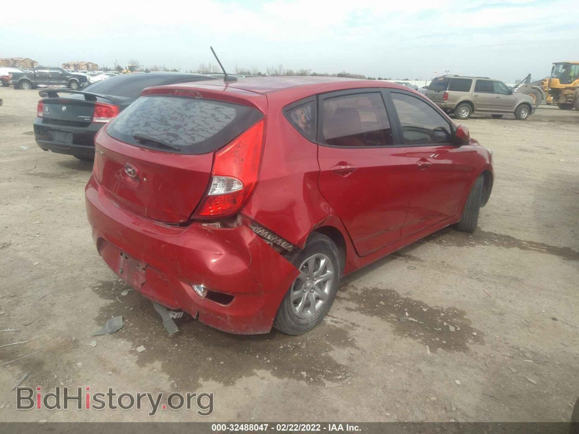 2013 HYUNDAI ACCENT - VIN: KMHCT5AE6DU134744 - Фото 4