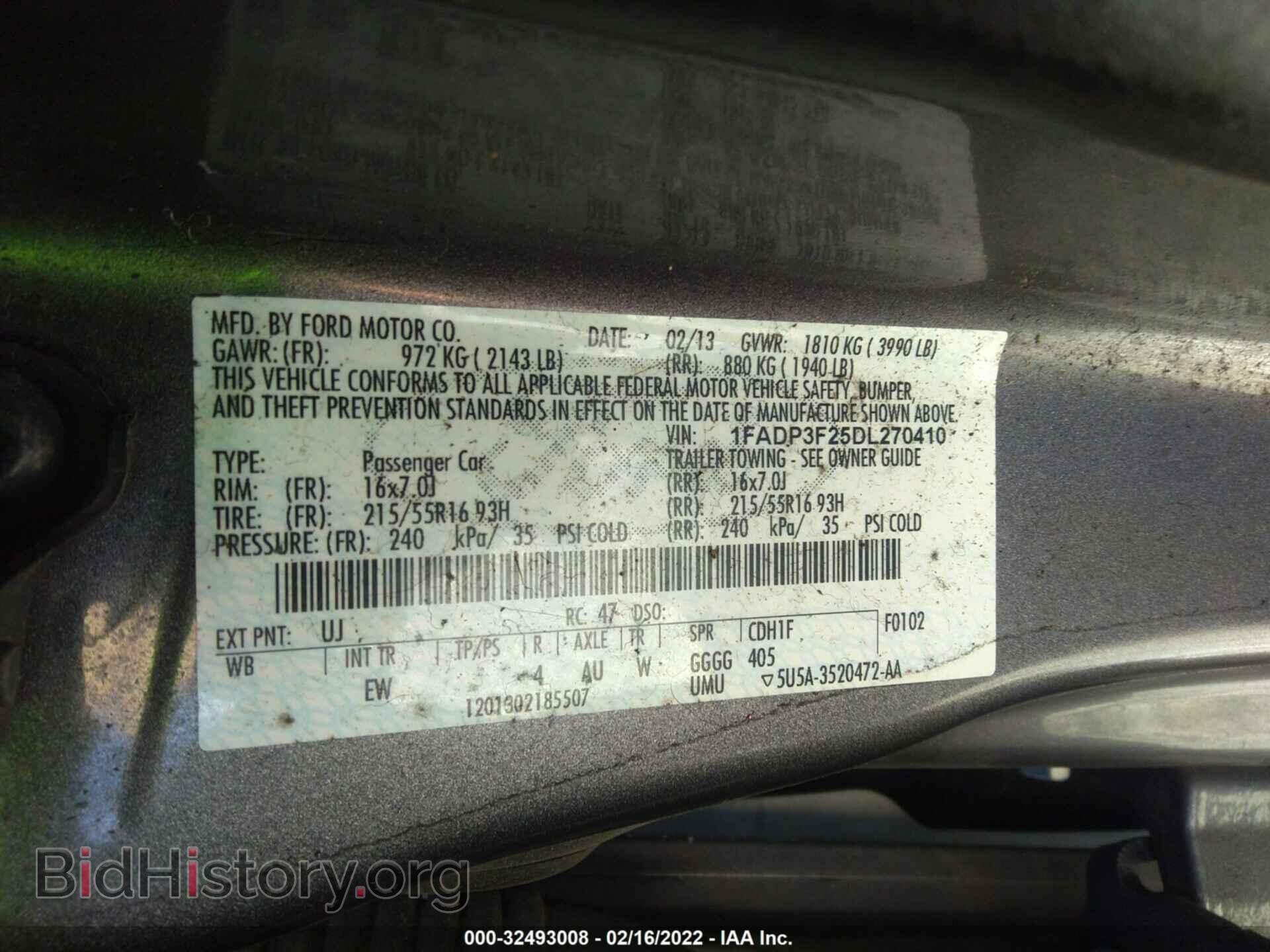 2013 FORD FOCUS - VIN: 1FADP3F25DL270410 - Photo 9
