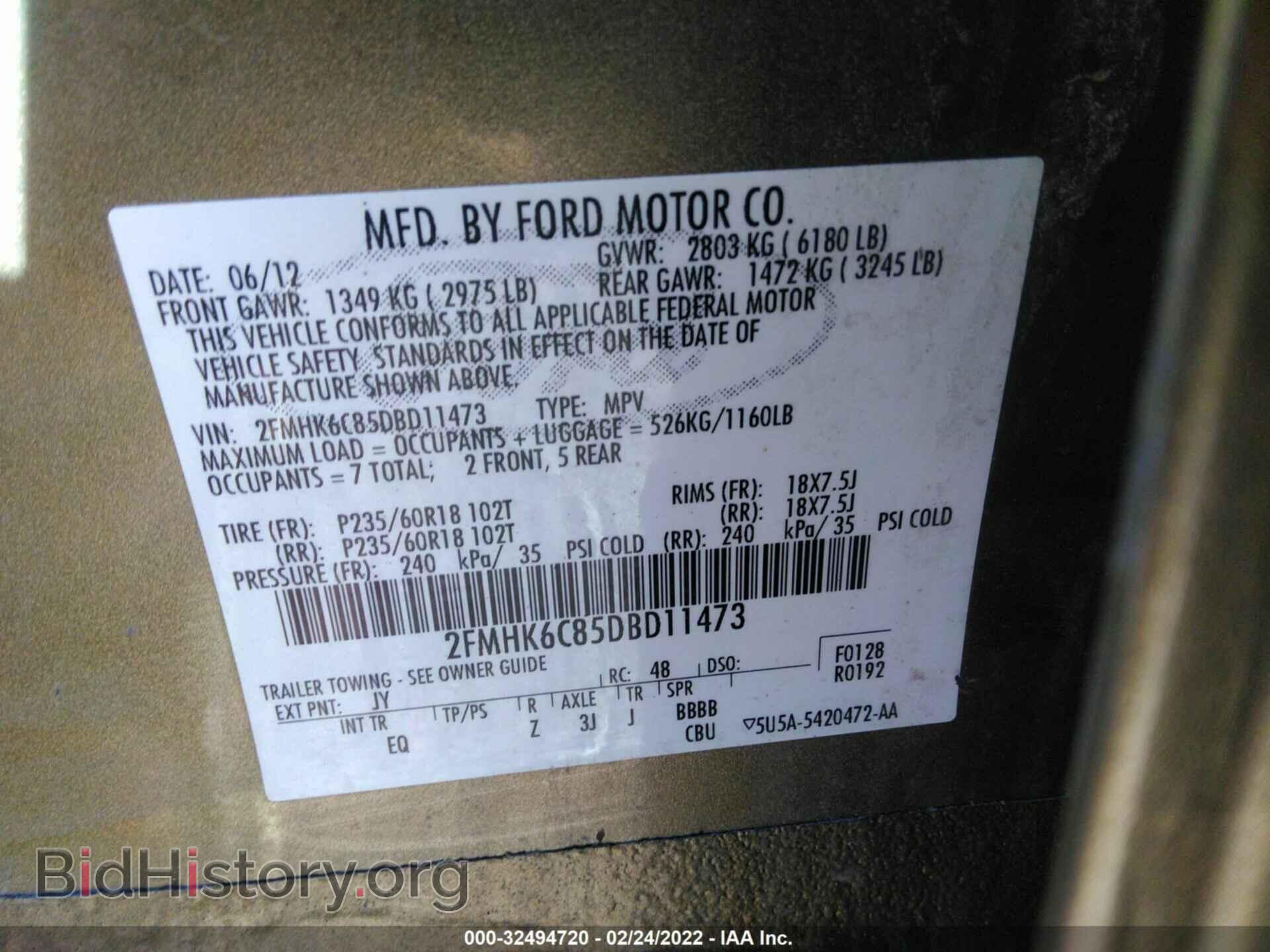 2013 FORD FLEX - VIN: 2FMHK6C85DBD11473 - Photo 9