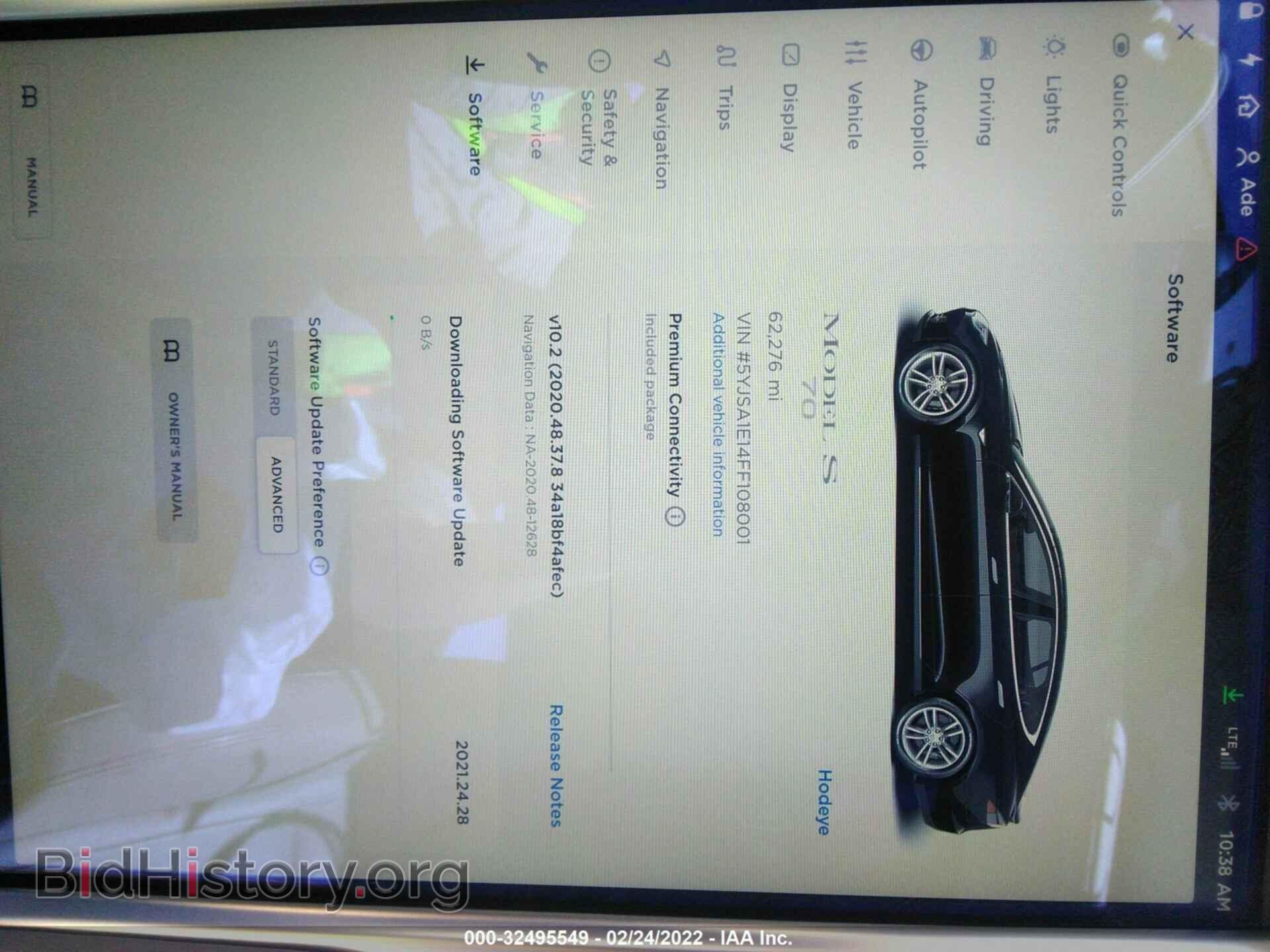 2015 TESLA MODEL S - VIN: 5YJSA1E14FF108001 - Фото 7