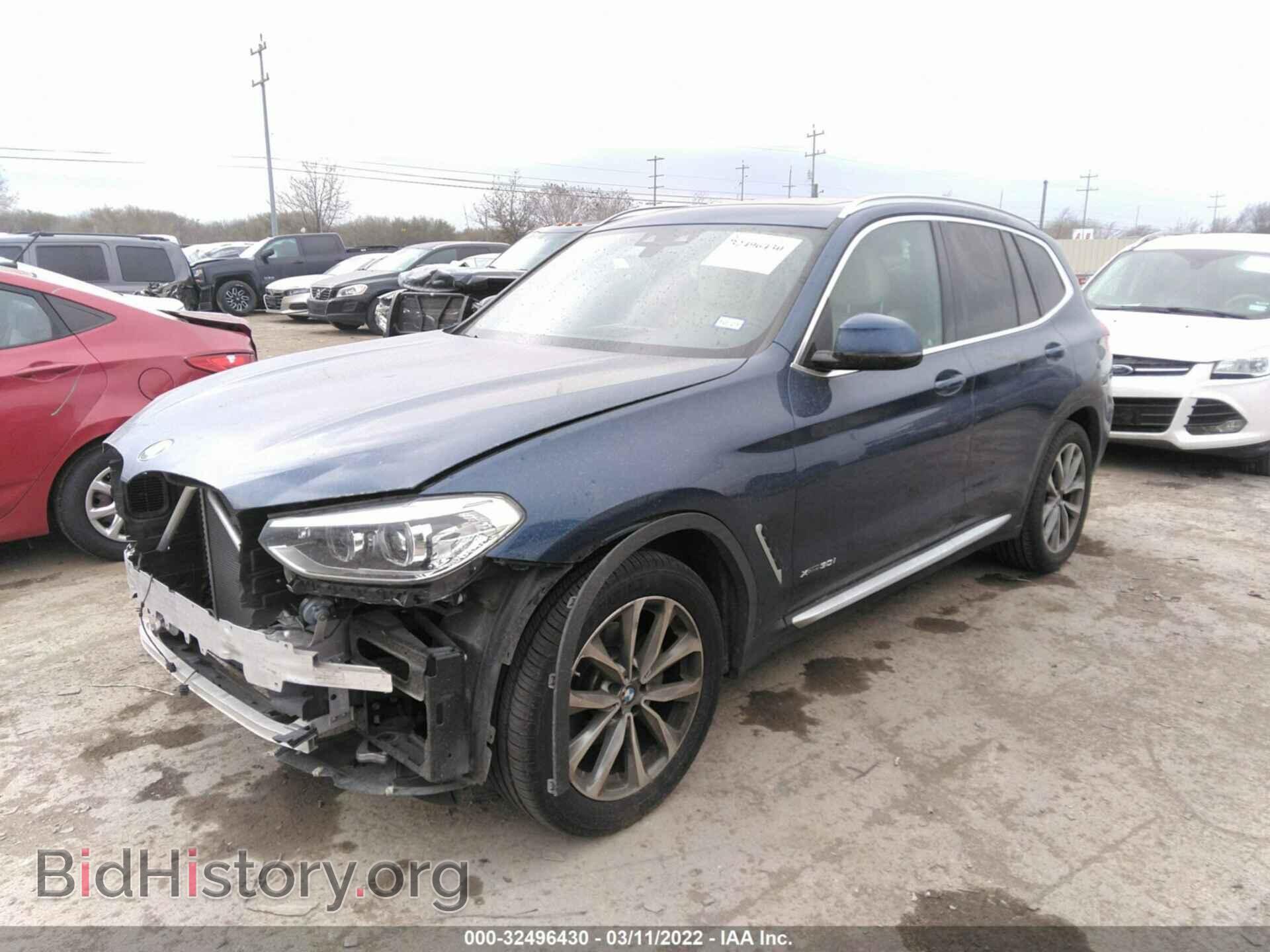 2018 BMW X3 - VIN: 5UXTR9C59JLD60237 - Фото 2